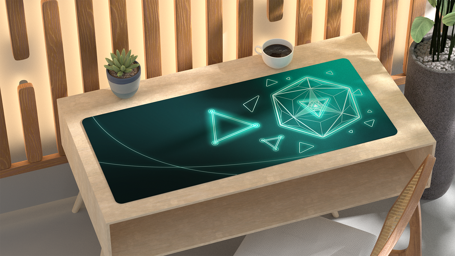 WS Entwined Flowers Deskmats