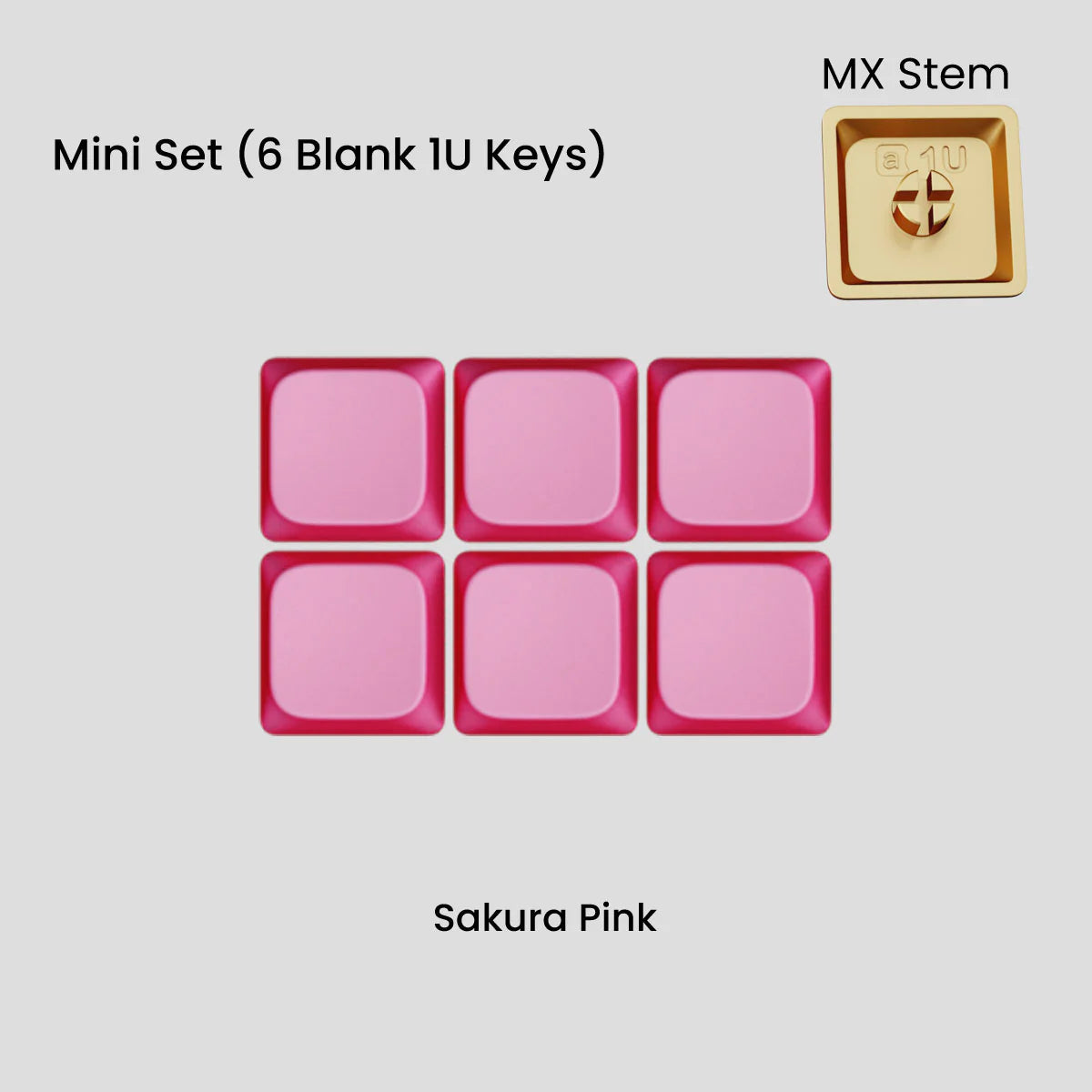 Awekeys Air Low Profile Metal Keycaps - Cherry MX