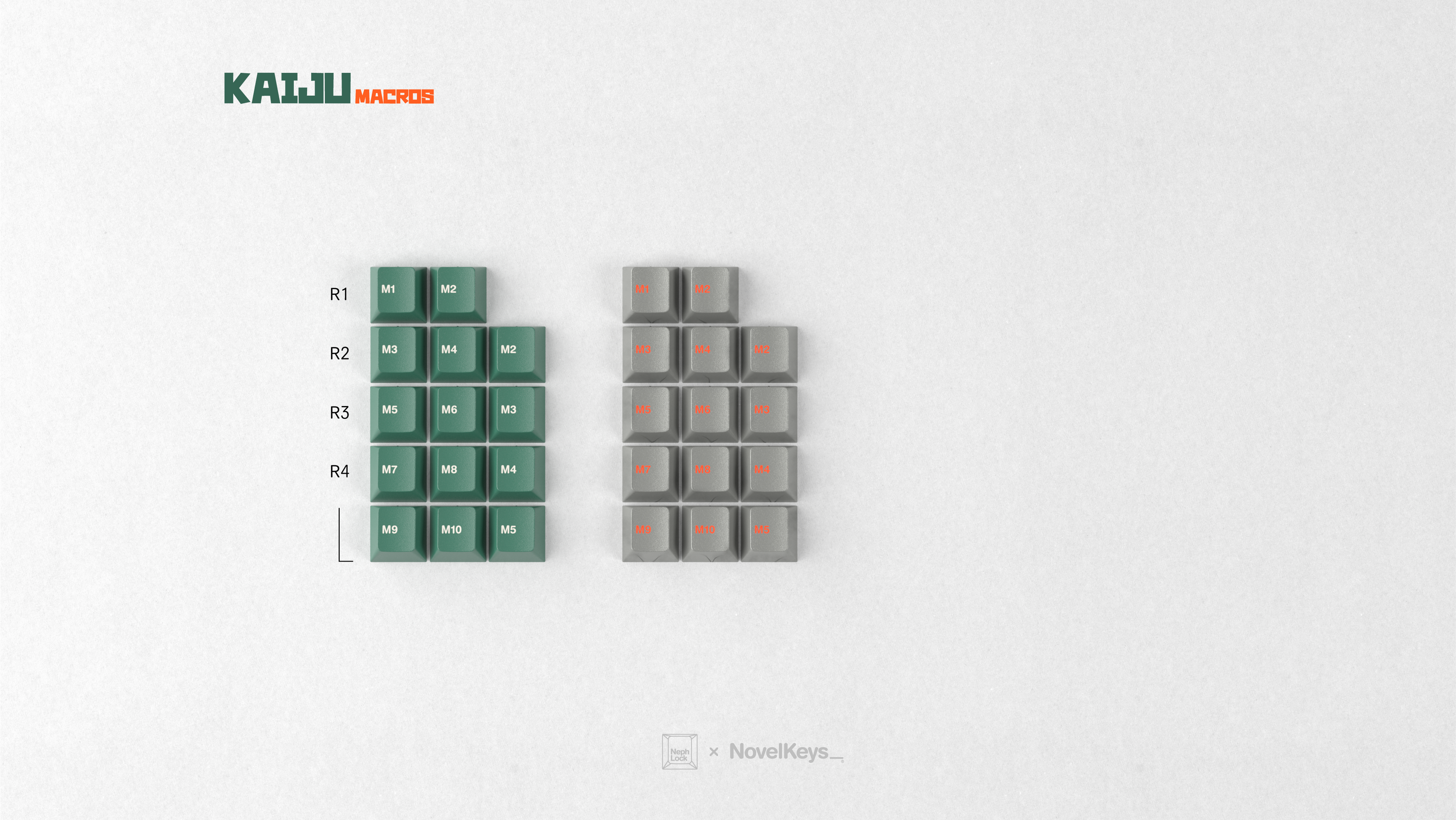 GMK CYL Kaiju Part Deux Keycaps