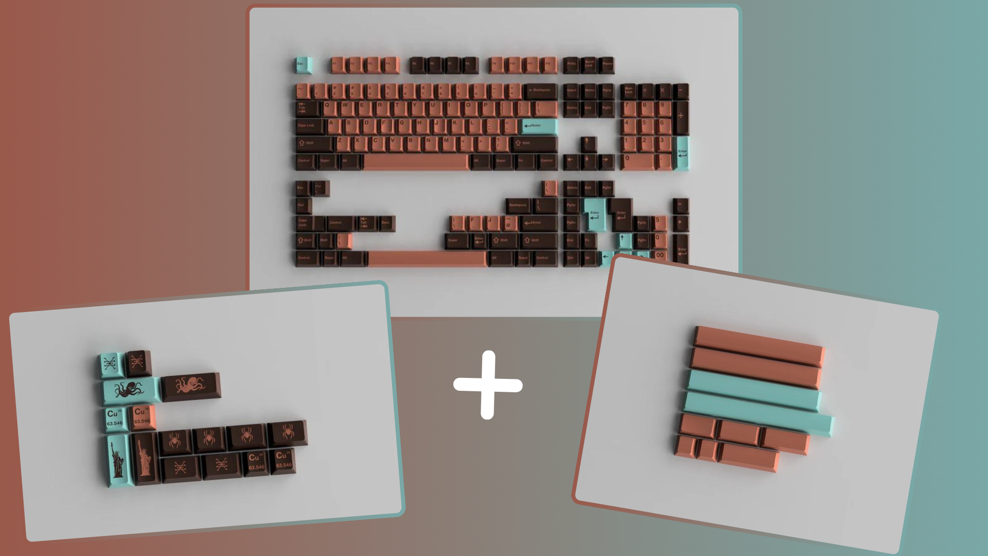 GMK CYL Copper Keycaps