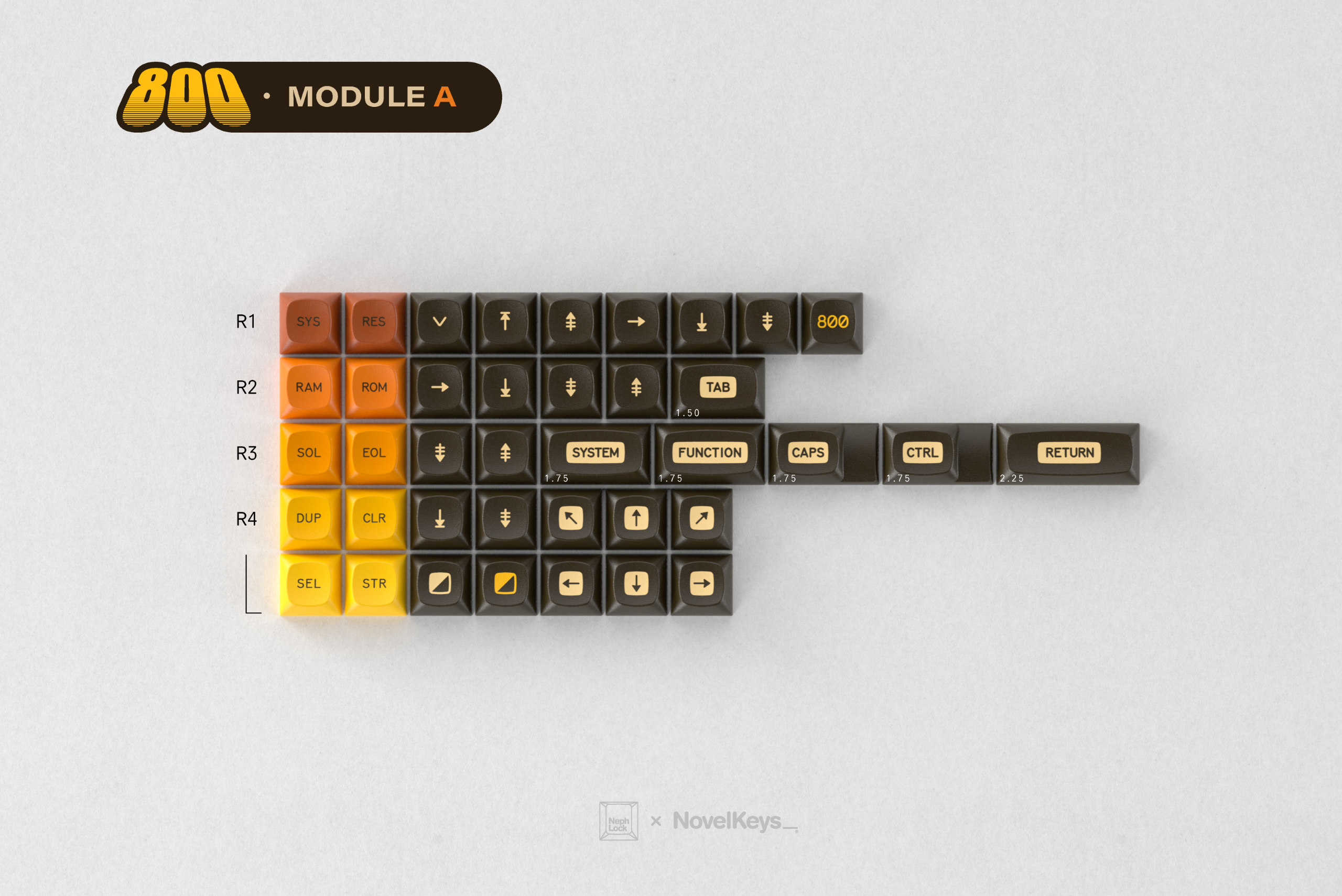 GMK MTNU 800 Keycaps