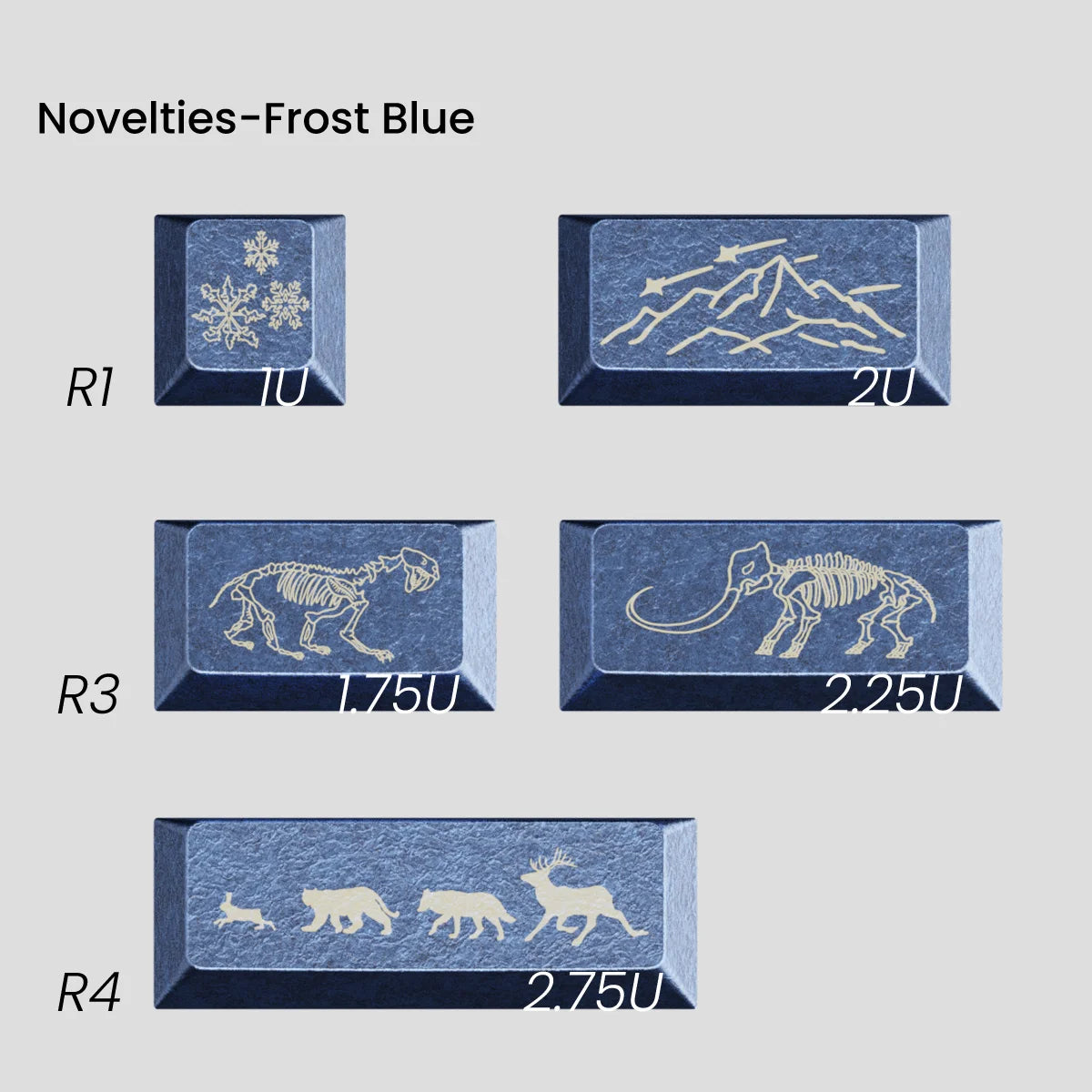 Awekeys Metal Keys - Wild Ice