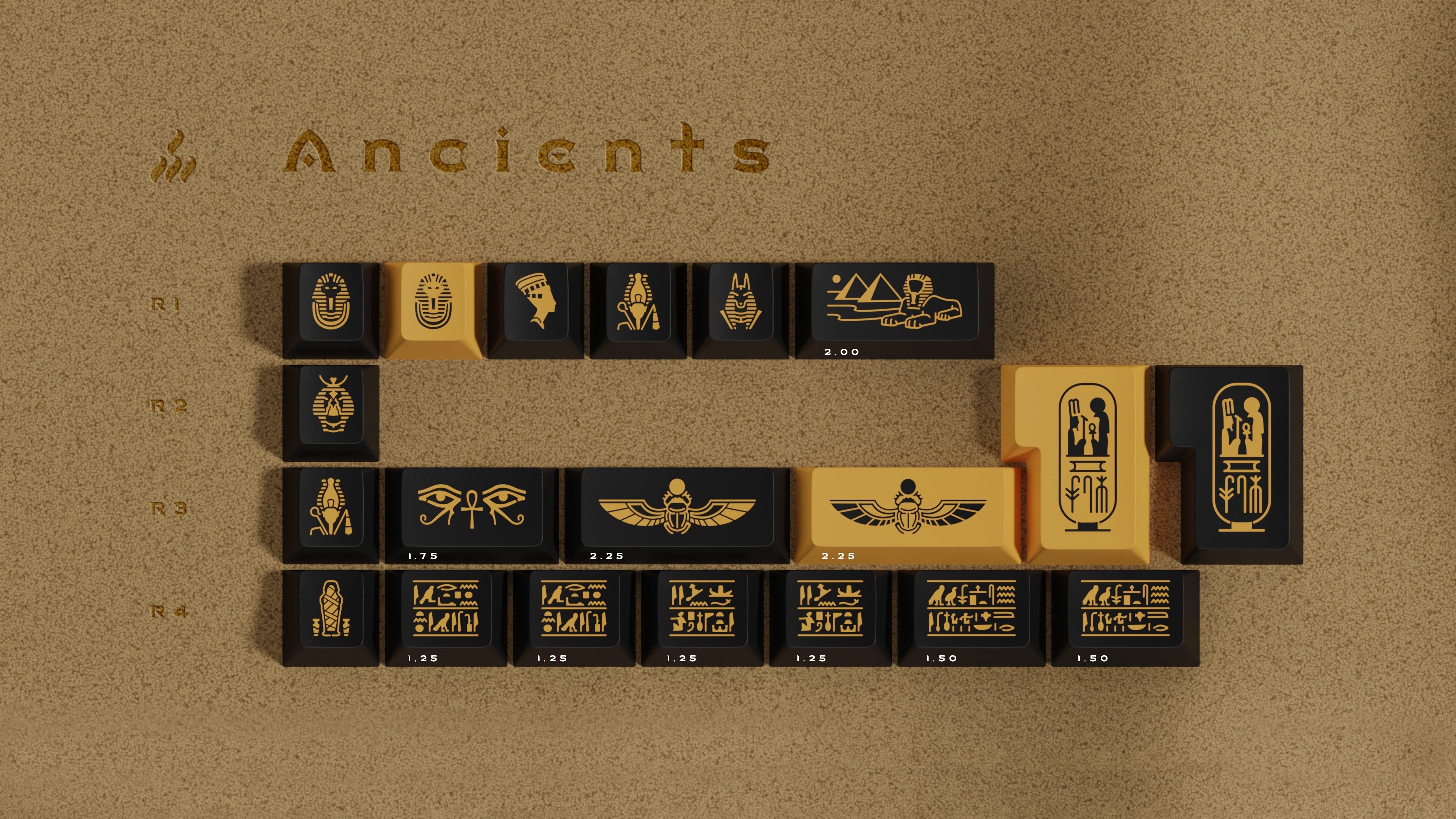 GMK CYL Pharaoh Keycaps
