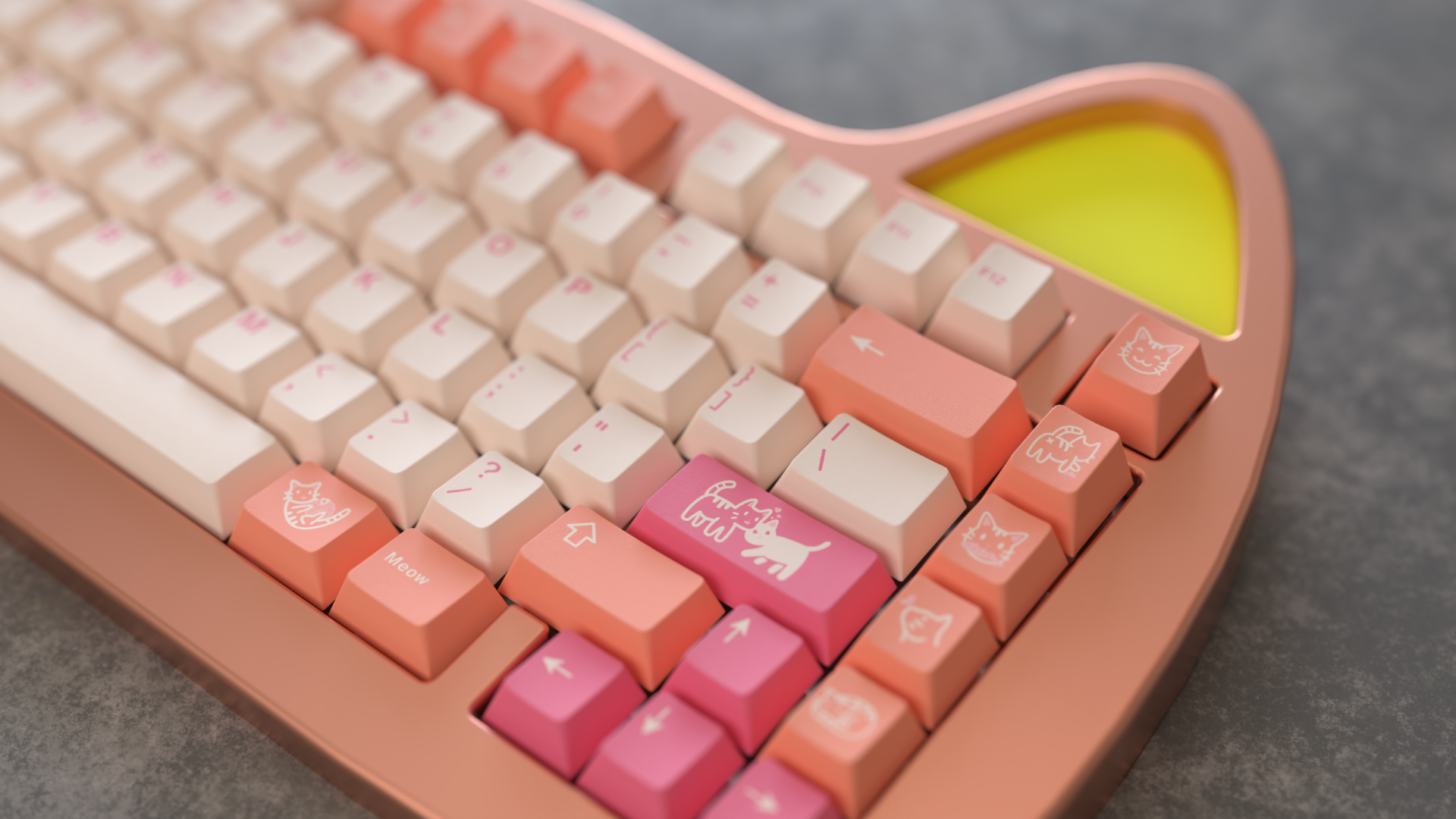 GMK CYL Orange Boi Keycaps