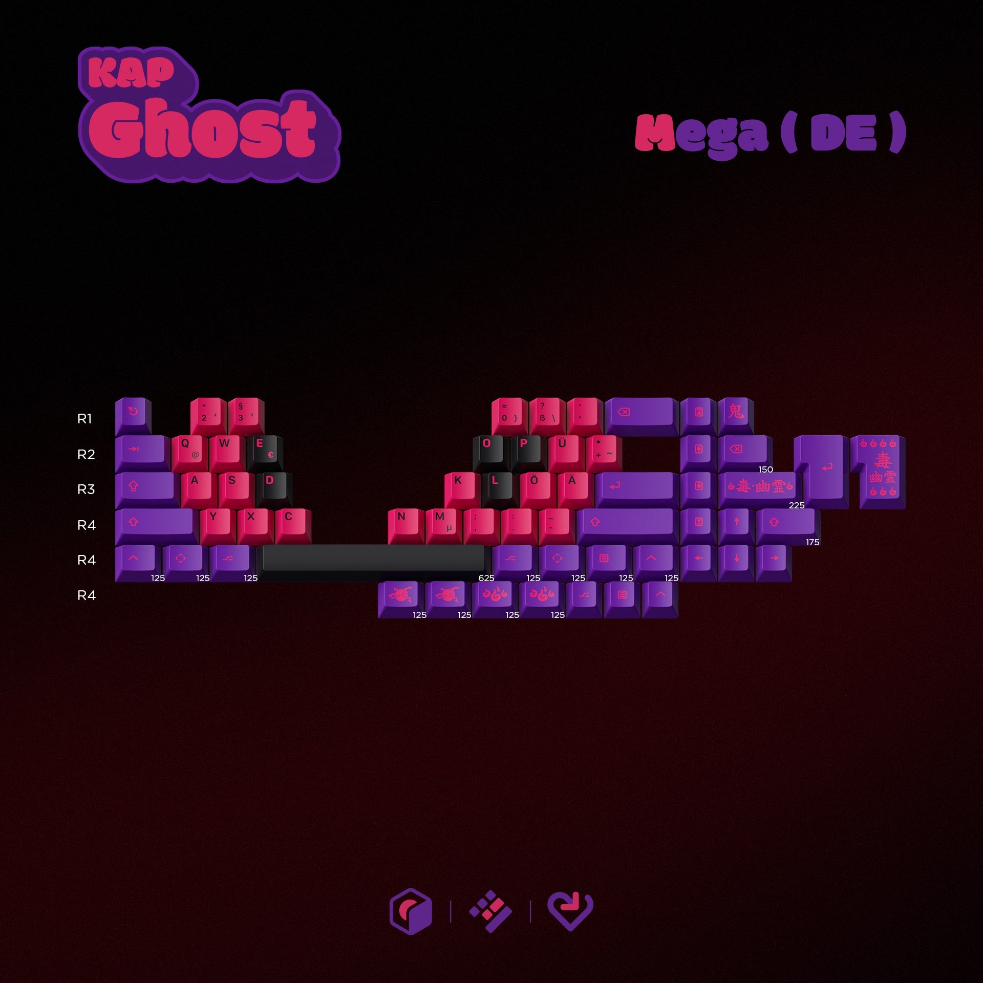 KAP Ghost Keycaps