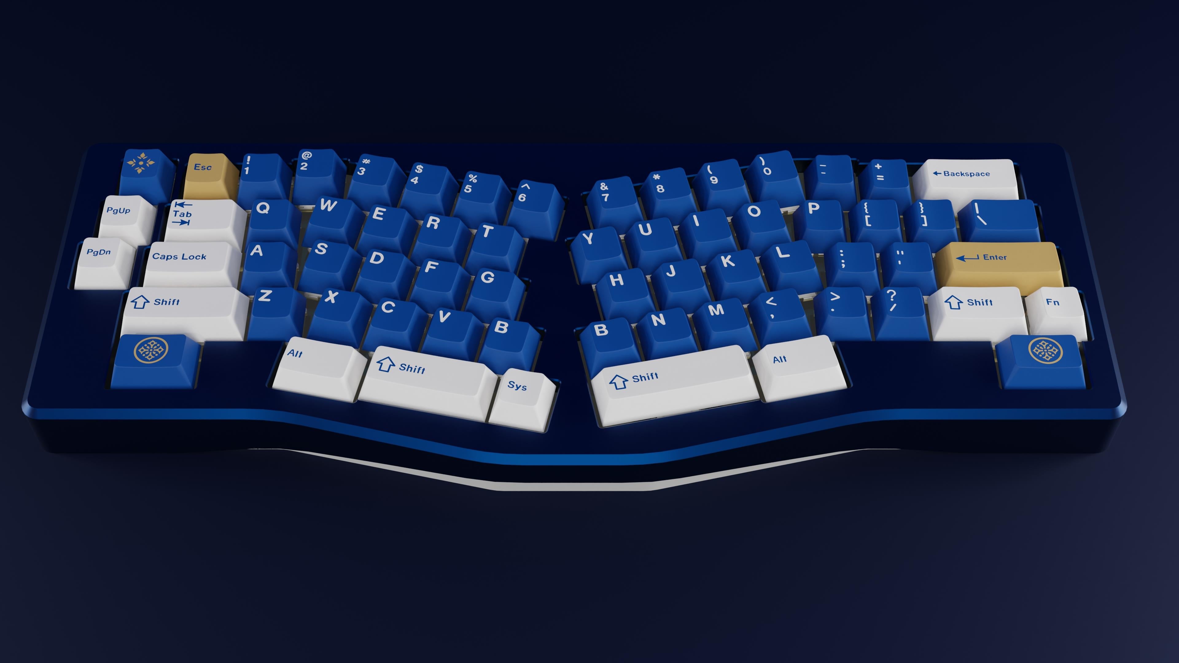 GMK CYL Lazurite Keycaps