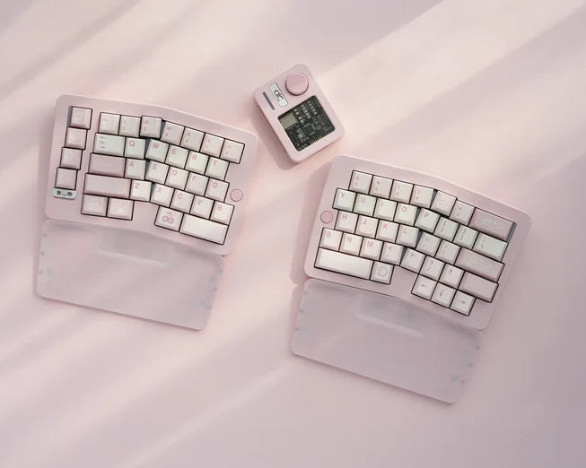 QK Alice Duo Keyboard w/ Wrist Rest