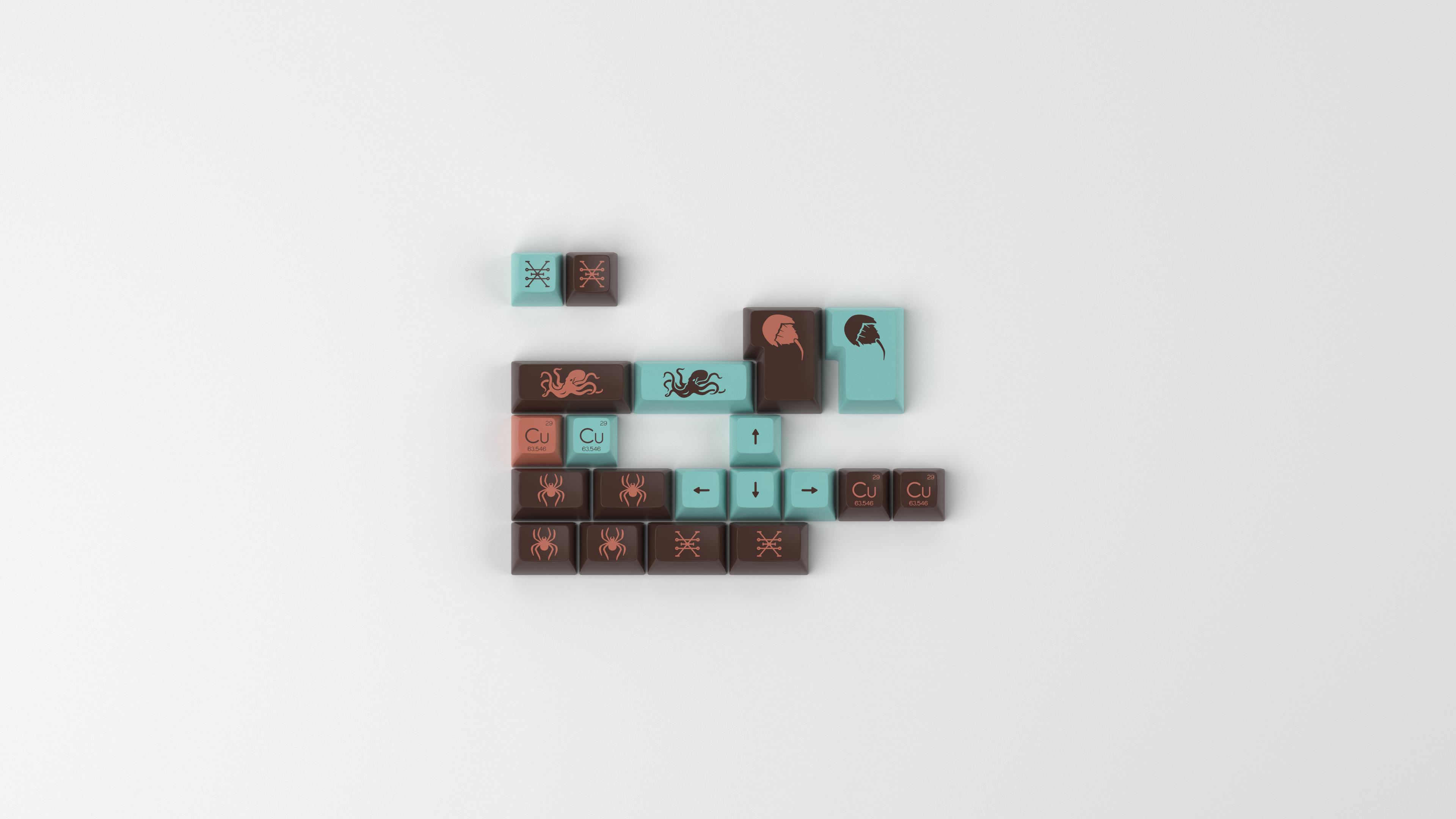 SA Copper Keycaps
