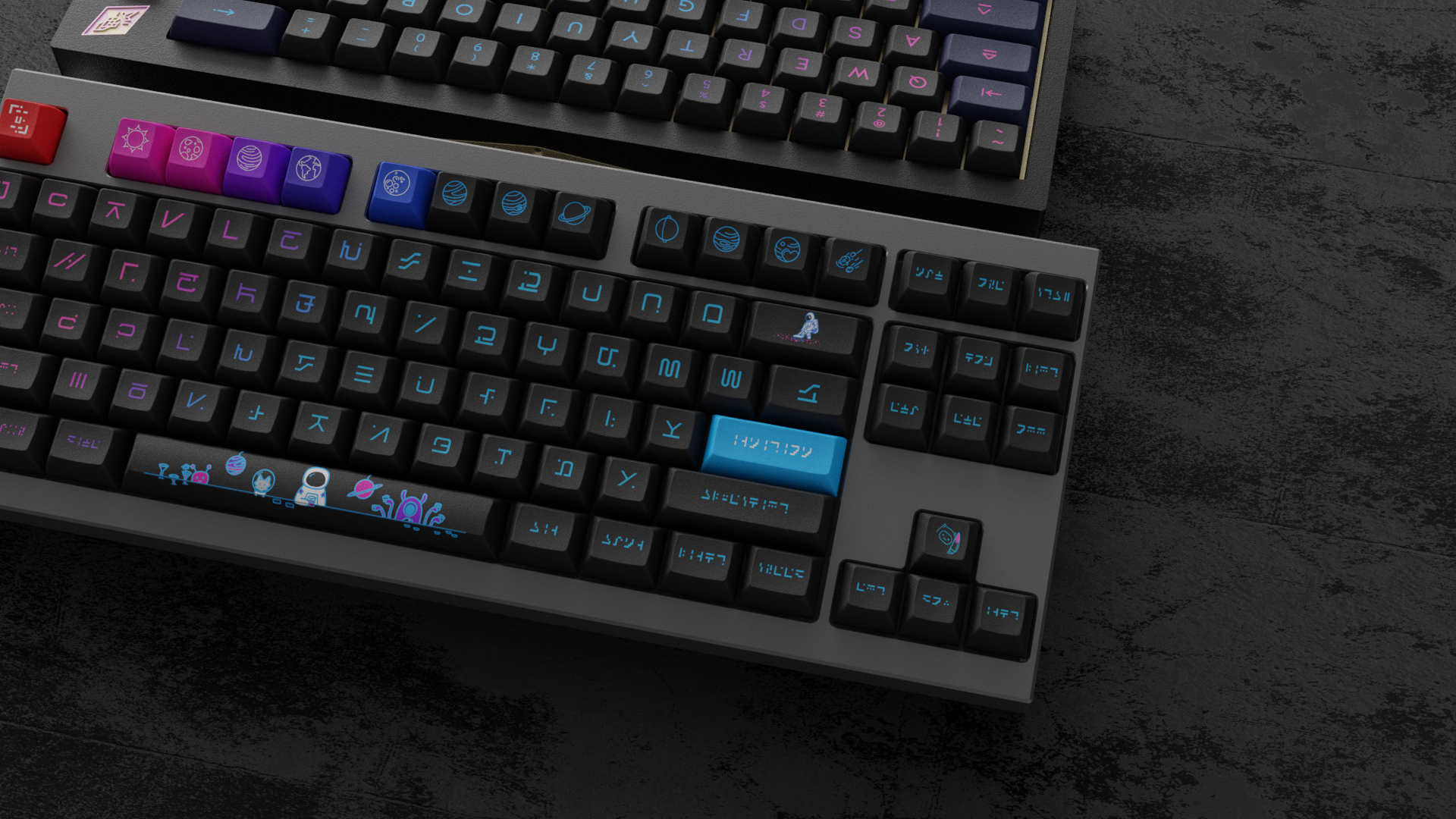 KAT Complete - Space Dust Keycaps