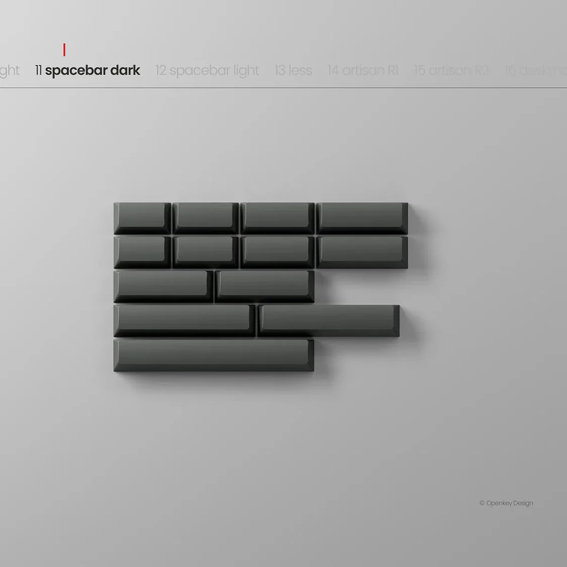 PBTfans Less but Better Dark Keycaps