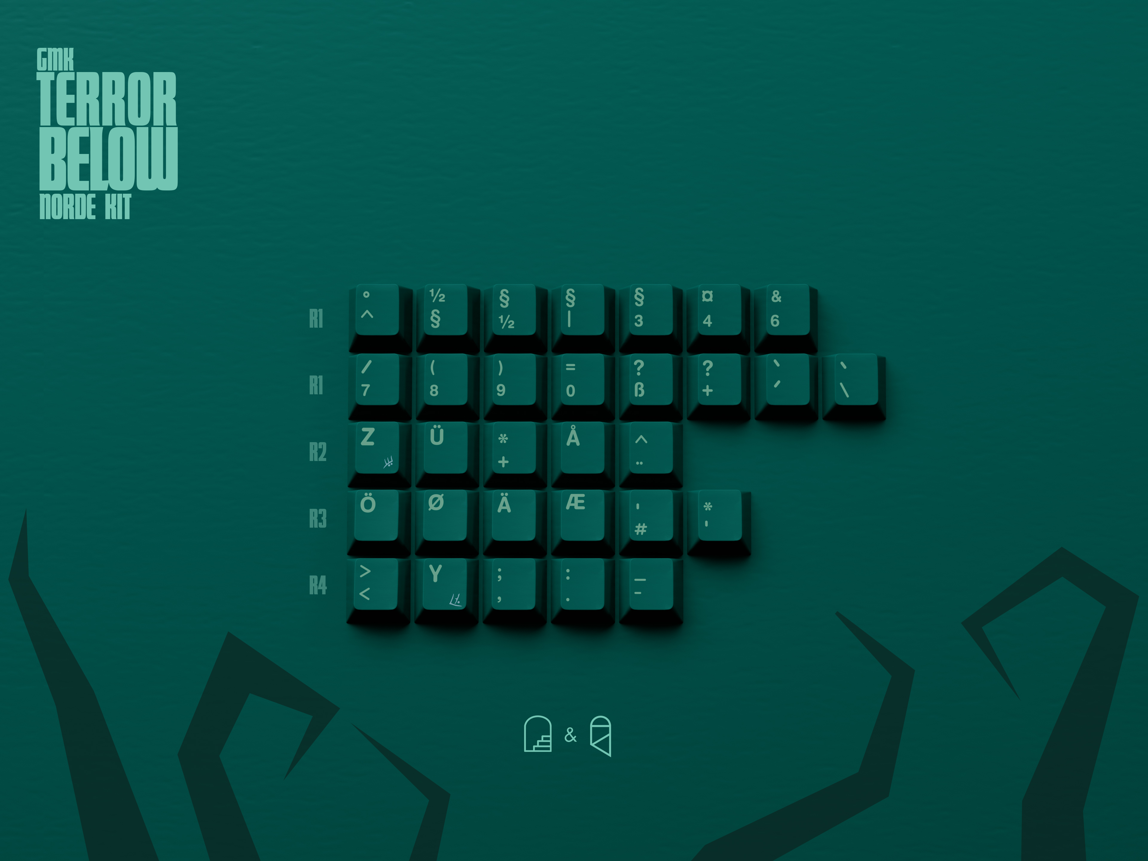 GMK CYL Terror Below Keycaps