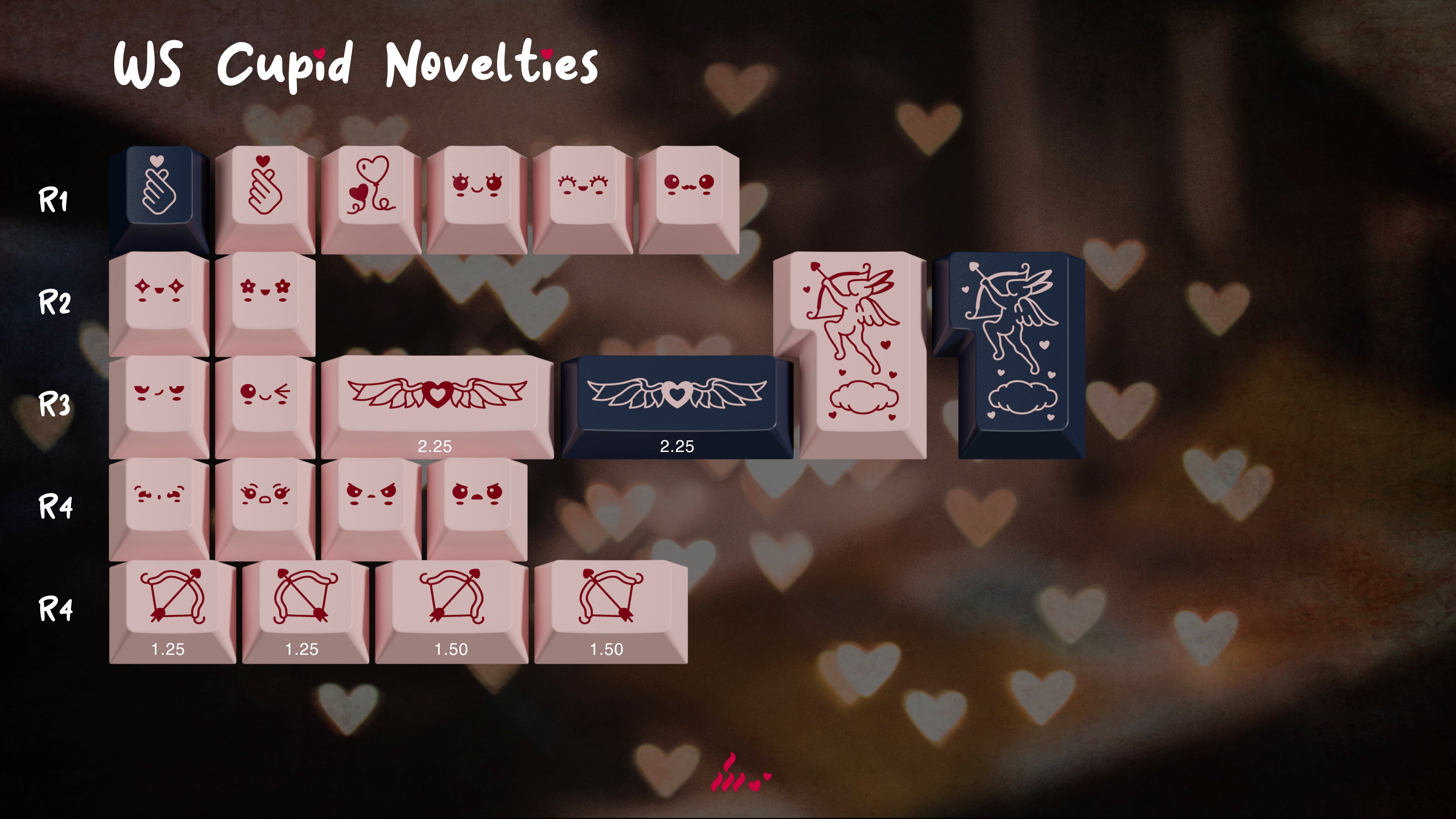 WS Cupid Keycaps