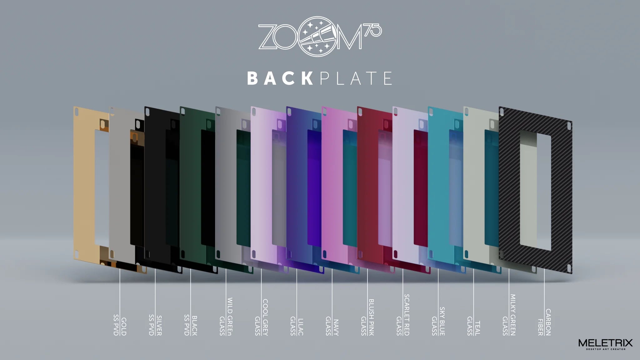 Zoom75 Back Plates