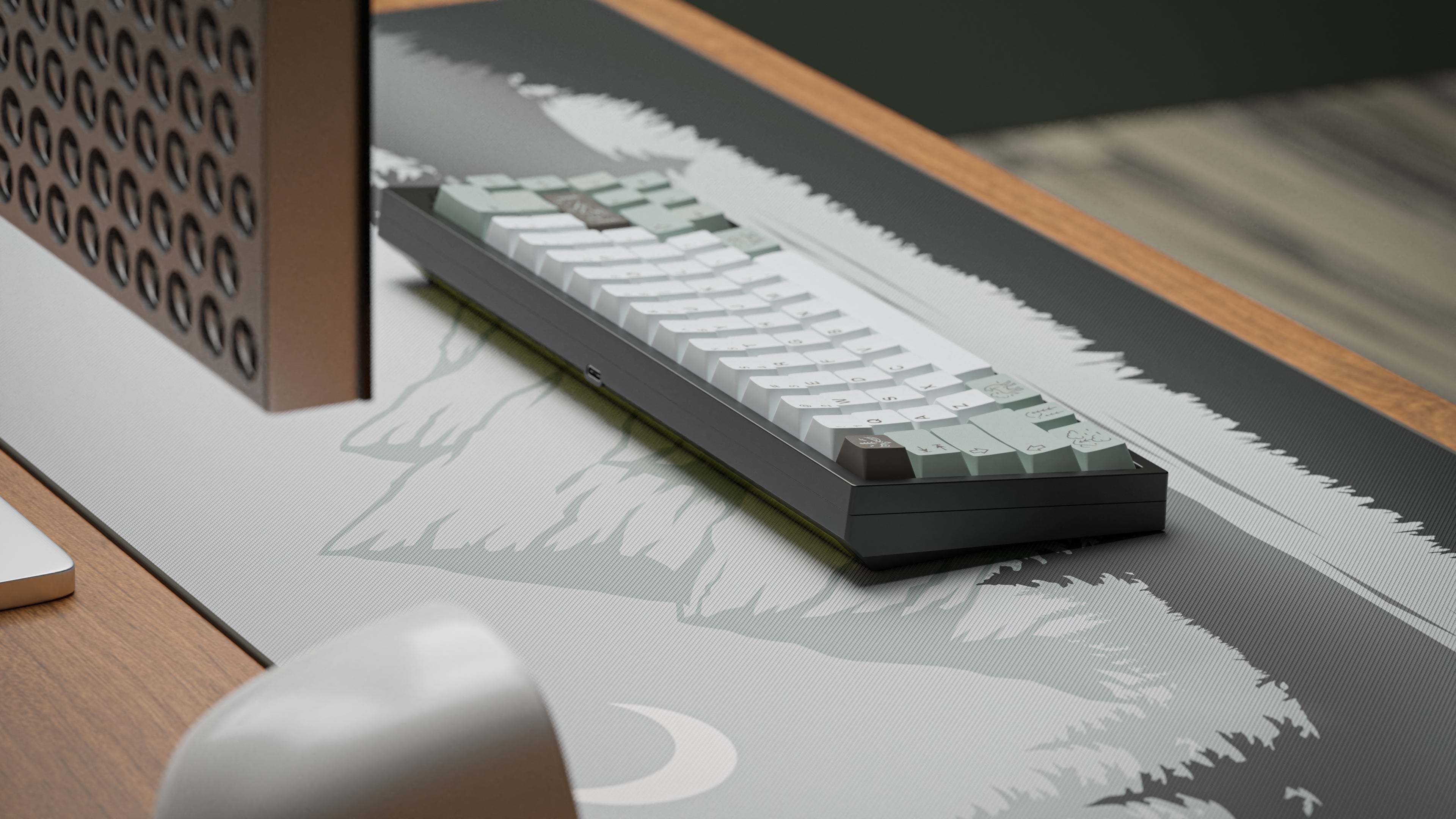 GMK CYL November Fog Keycaps