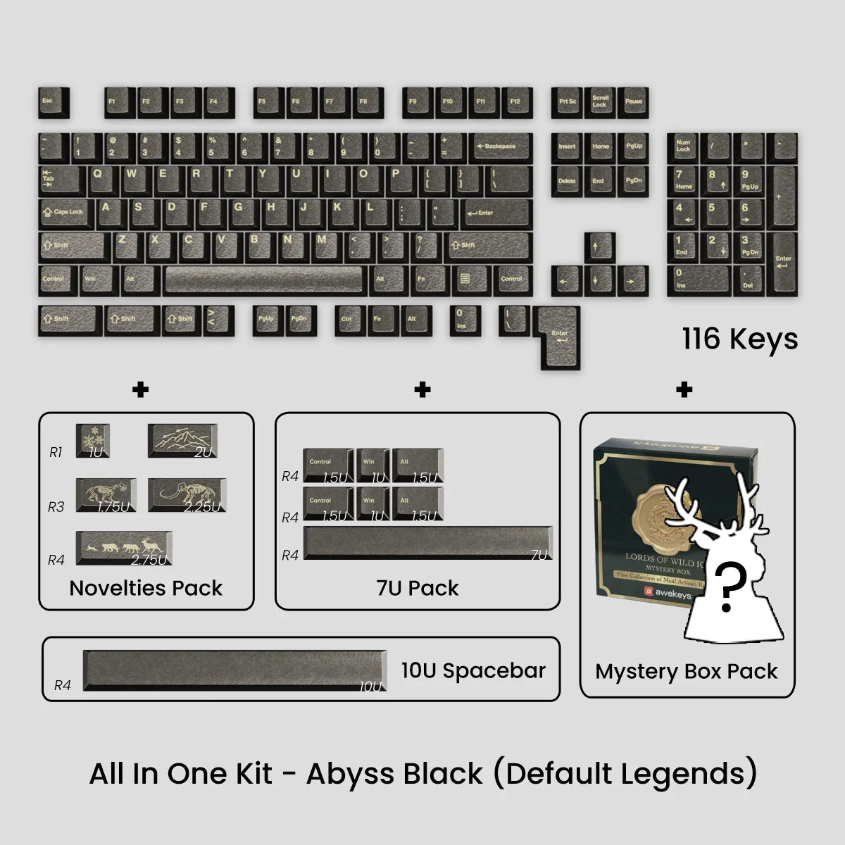 Awekeys Metal Keys - Wild Ice