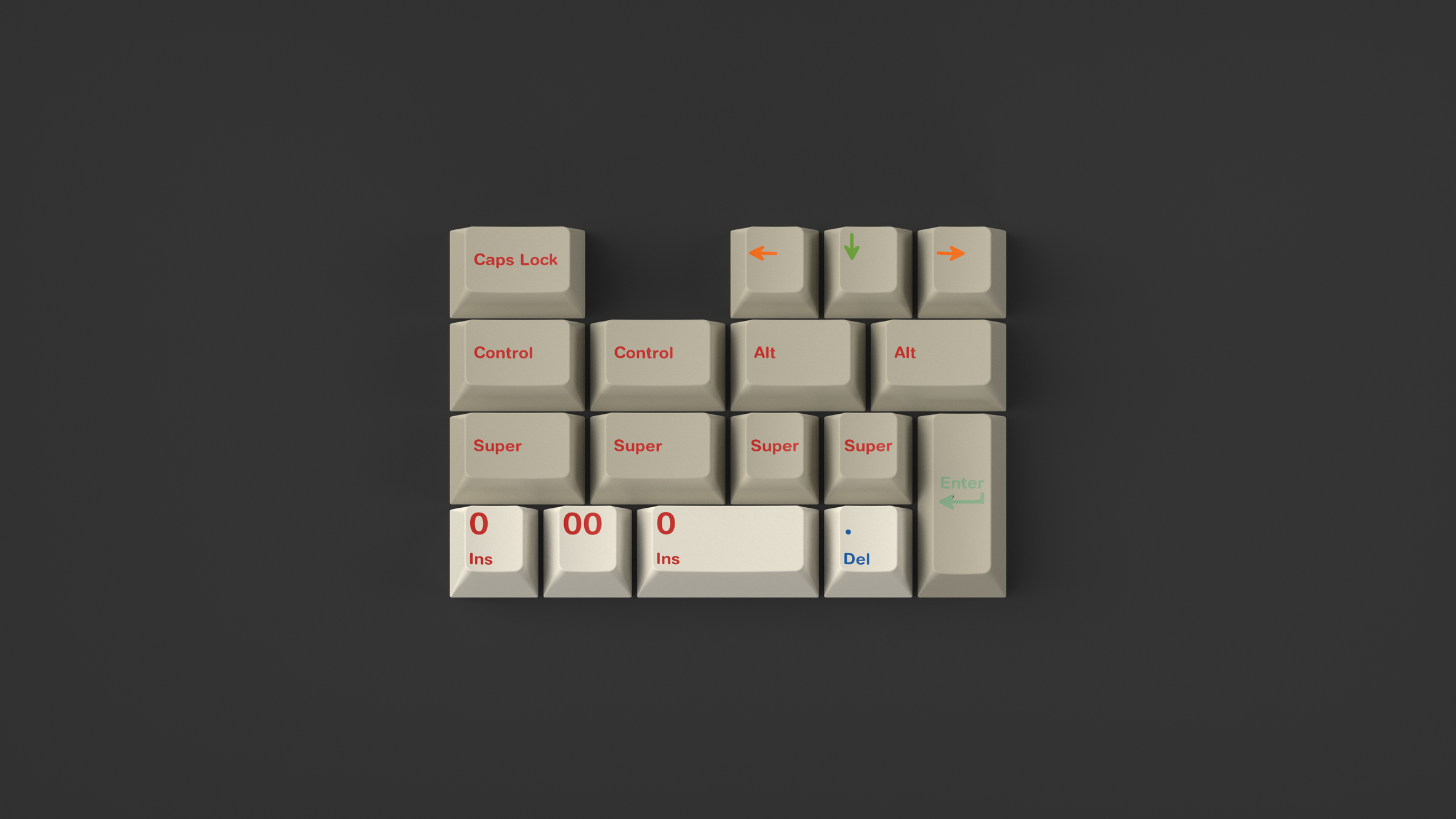 GMK CYL Handarbeige Keycaps
