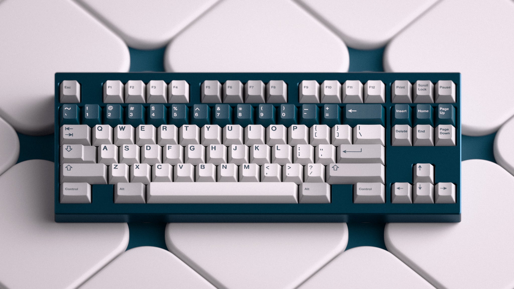 GMK CYL Prussian Alert Keycaps