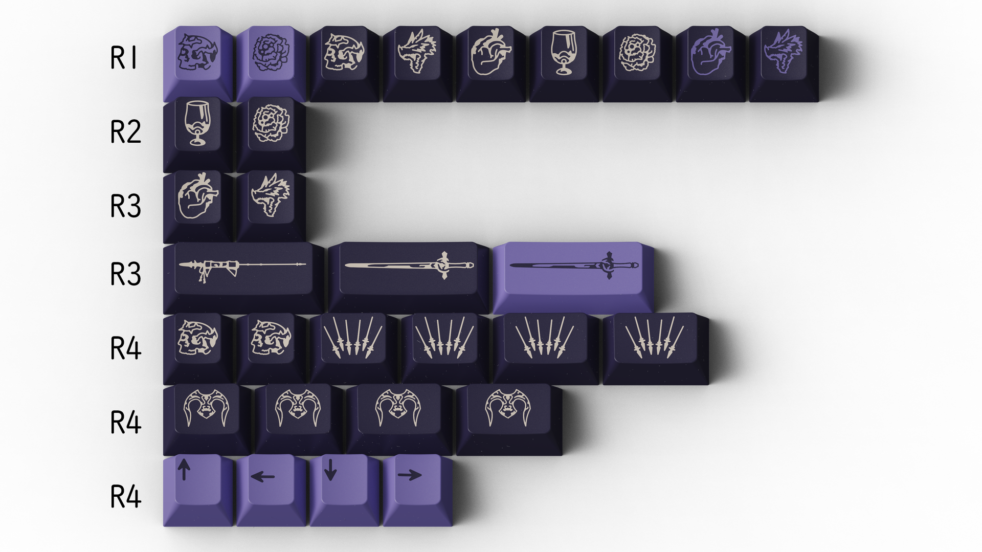 GMK CYL Dragon Witch Keycaps