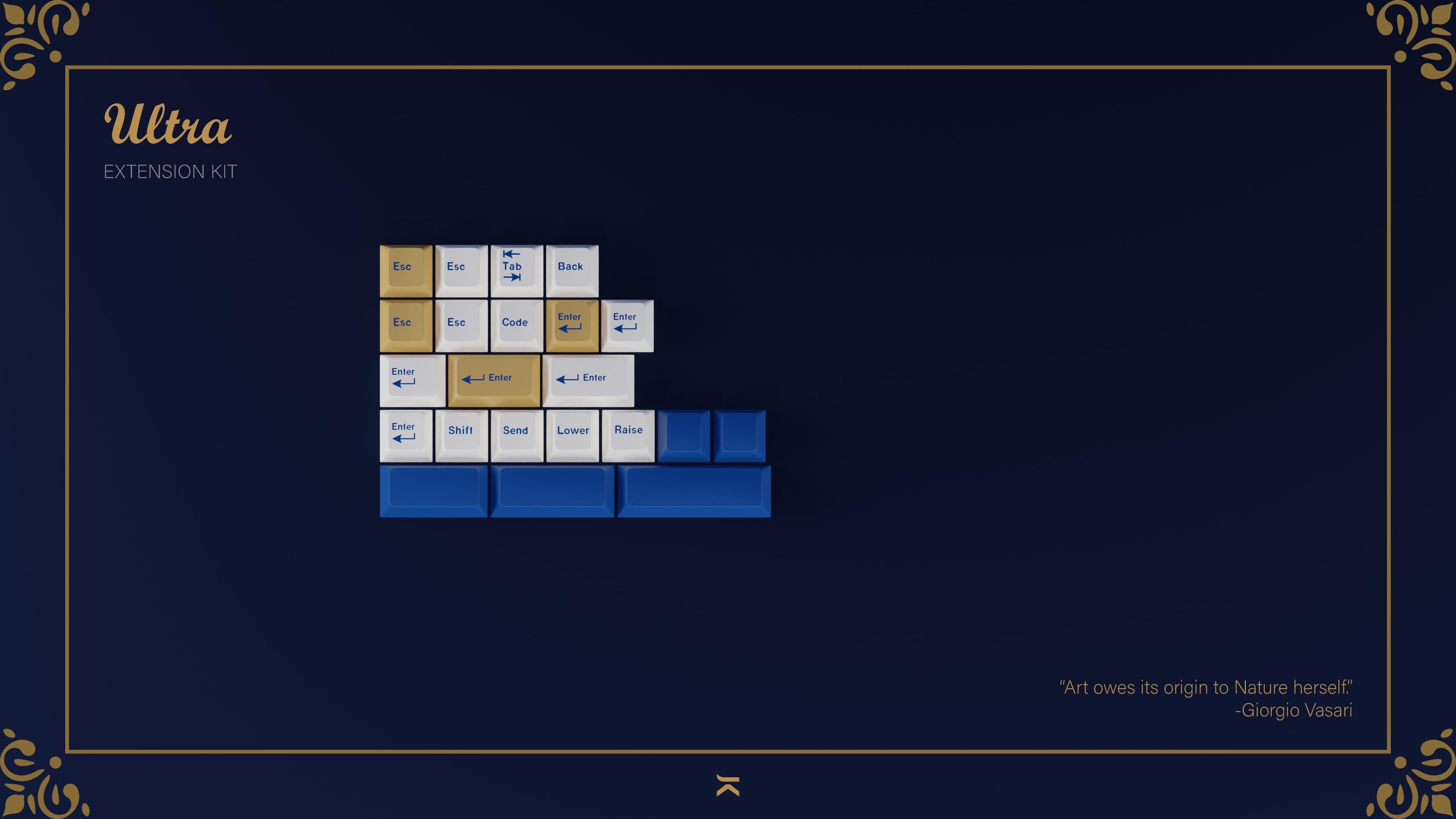 GMK CYL Lazurite Keycaps