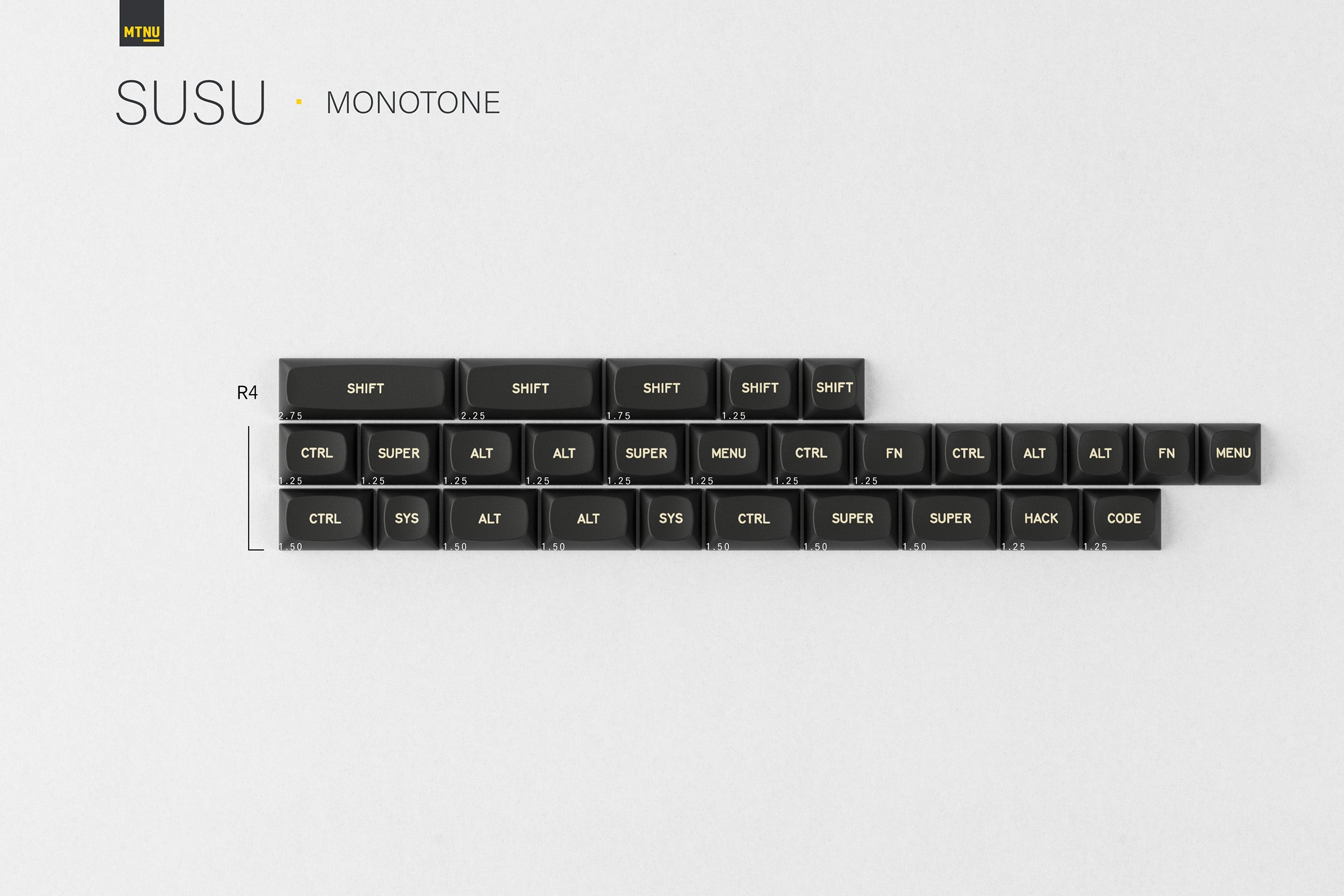 GMK MTNU Susu Keycaps