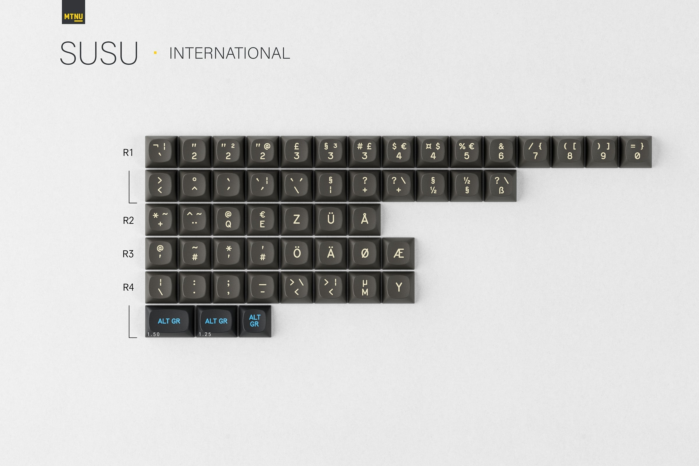 GMK MTNU Susu Keycaps