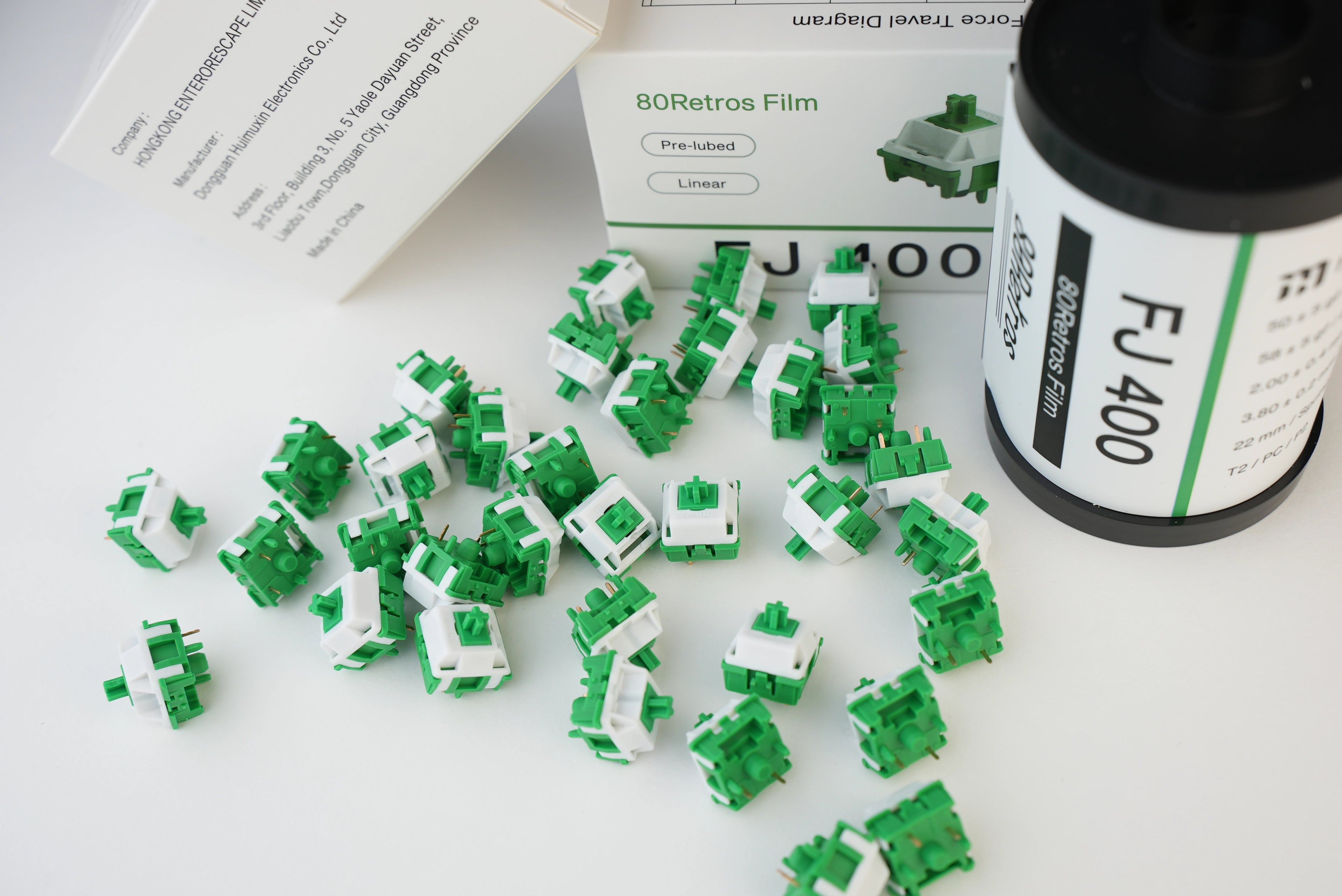 HMX x 80 Retros FJ400 Linear Switches