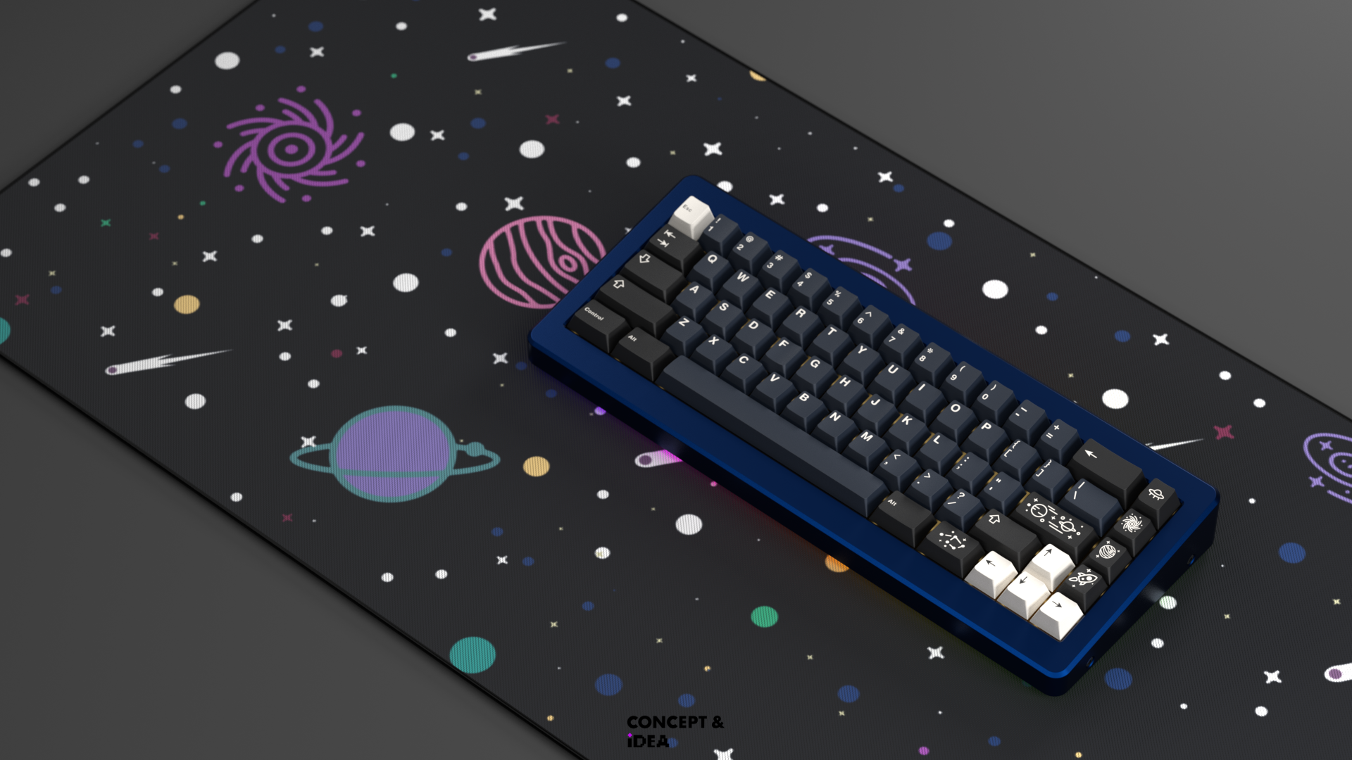 GMK CYL Galaxy Keycaps