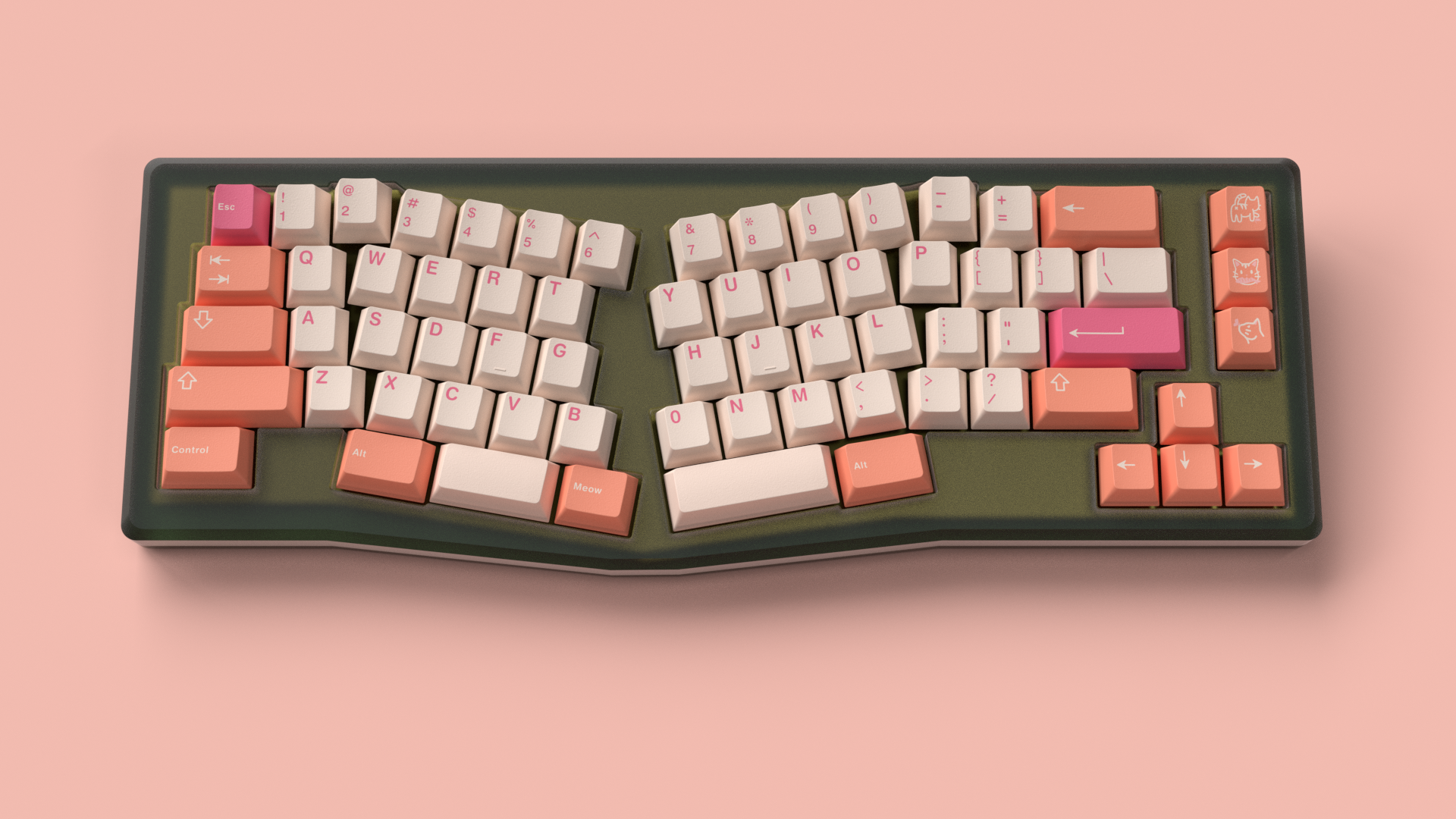 GMK CYL Orange Boi Keycaps