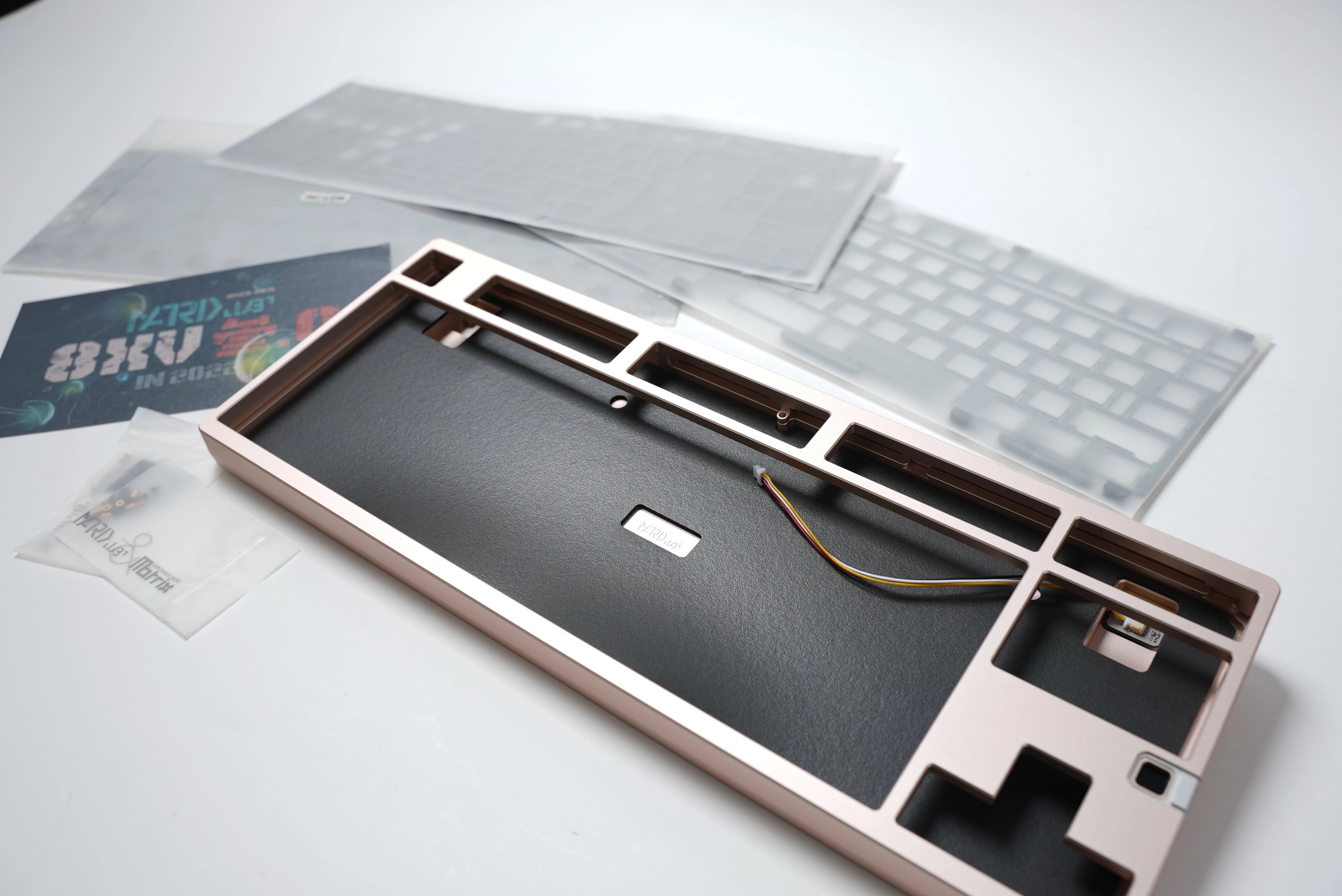 Matrix 8XV 3.0 "Eye" Keyboard - Light Pink Ano (Open Box)