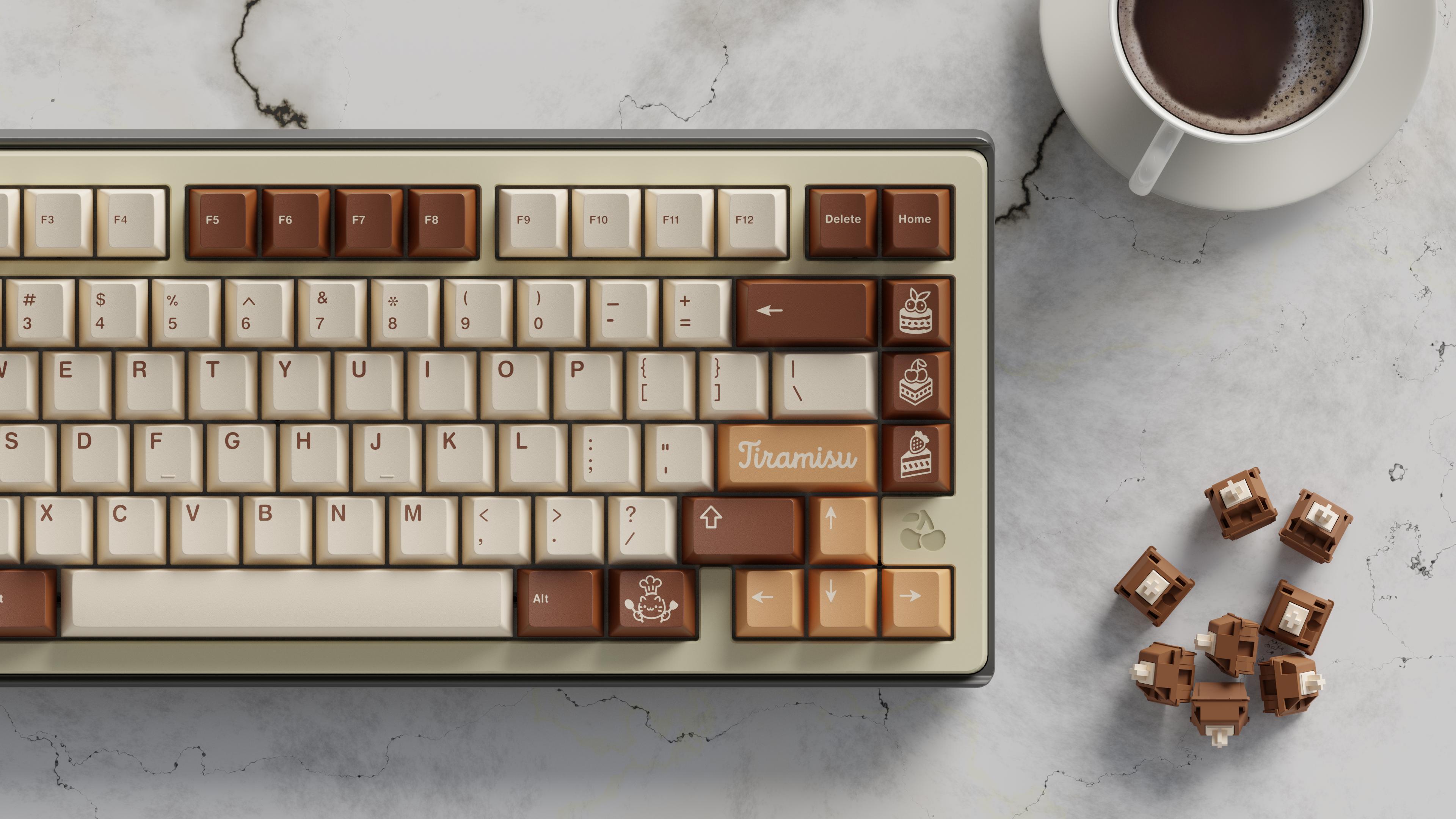 GMK CYL Tiramisu Keycaps