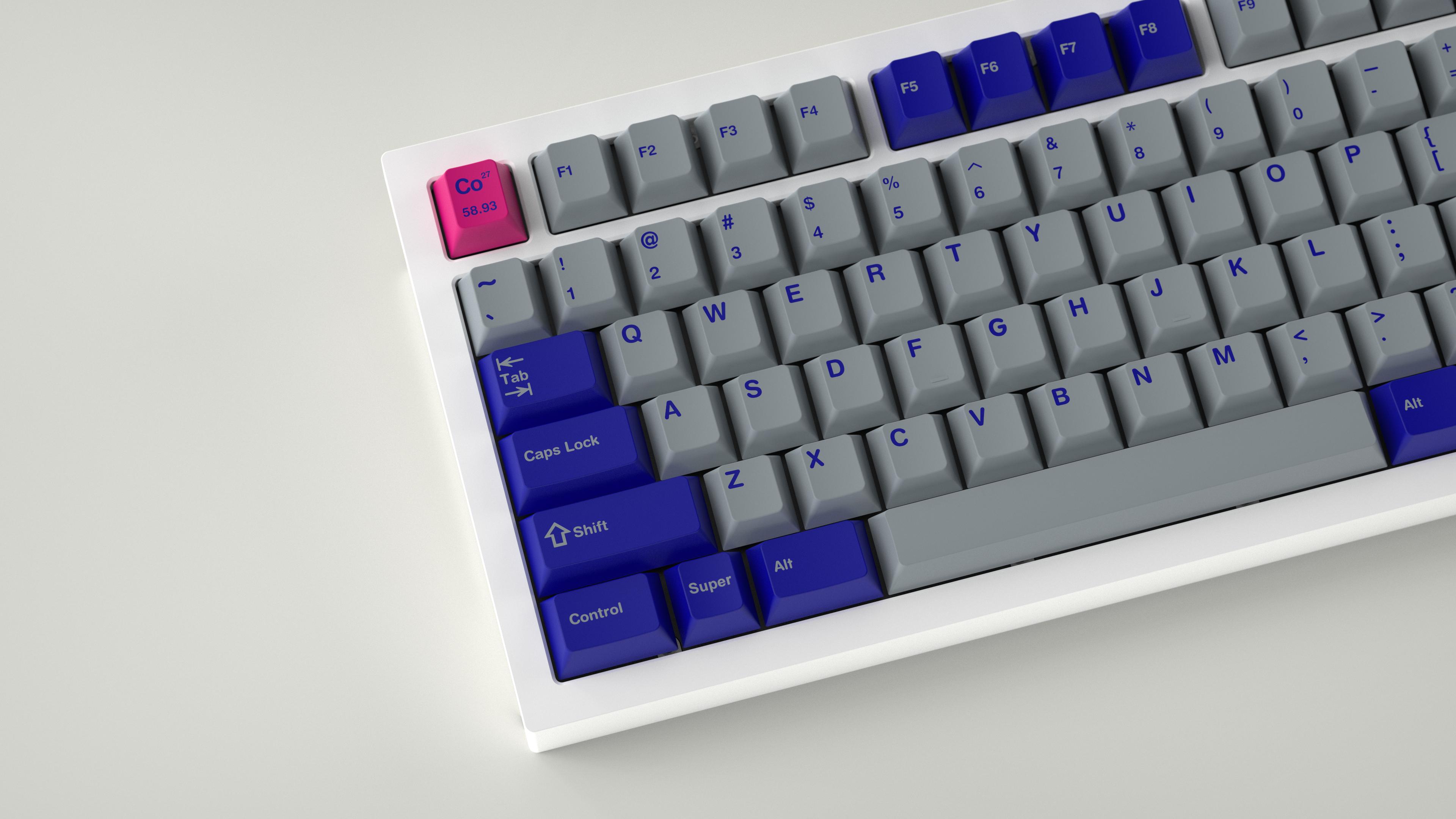 GMK CYL Cobalt Keycaps