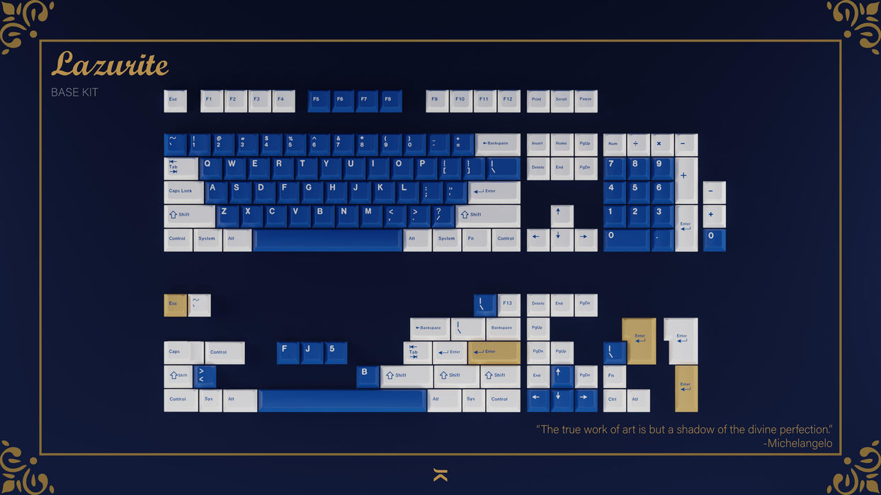 GMK Lazurite Keycaps