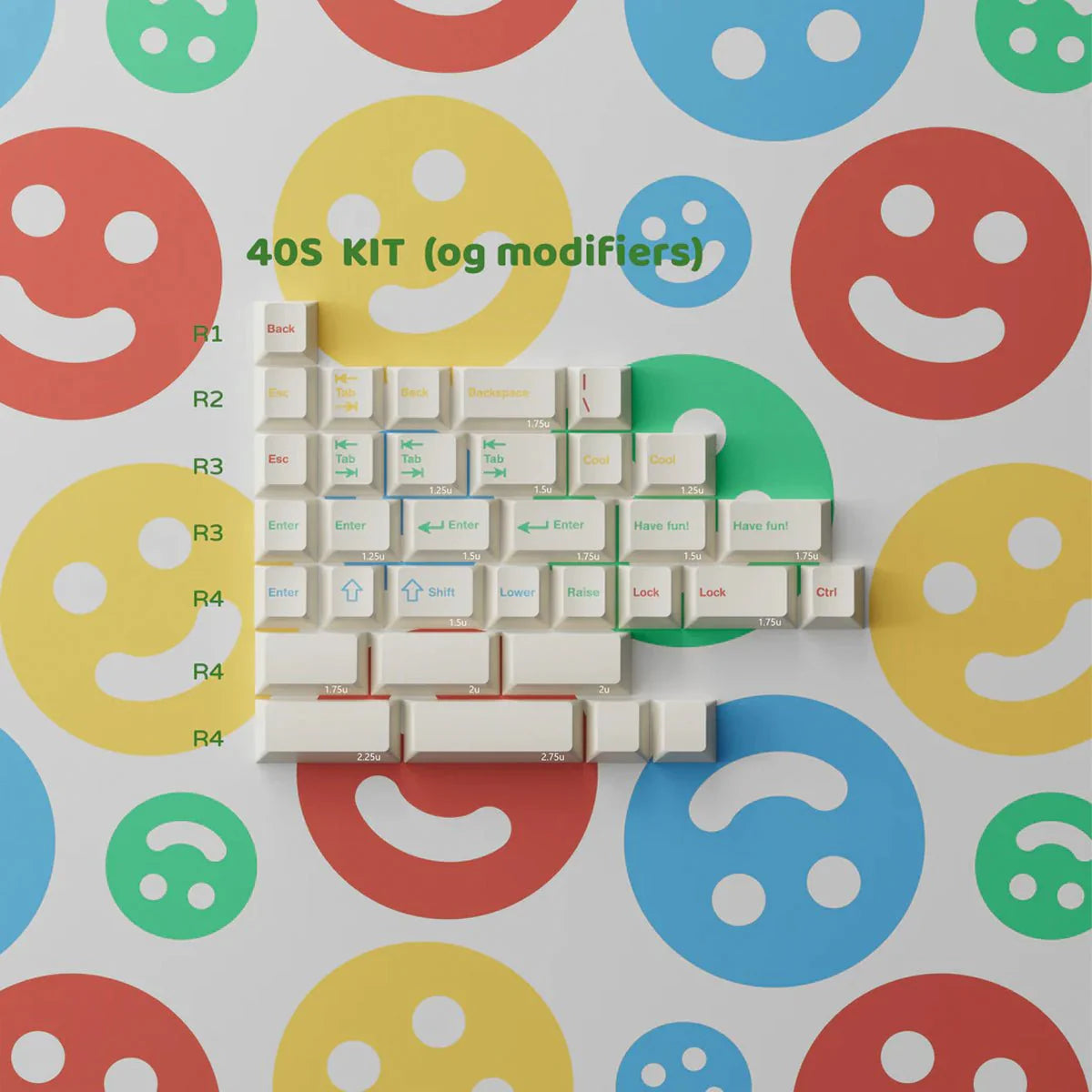 PBTfans Cool Kids Keycaps
