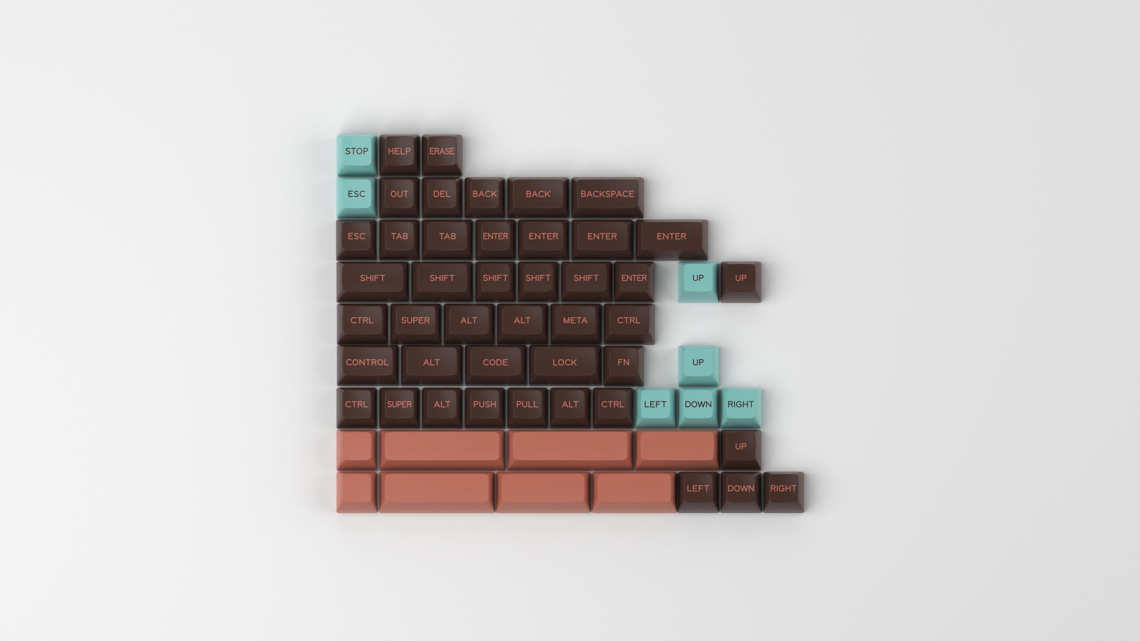 SA Copper Keycaps