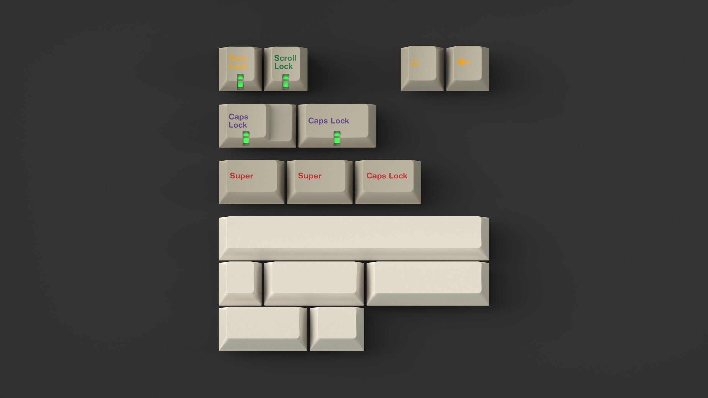 GMK CYL Handarbeige Keycaps