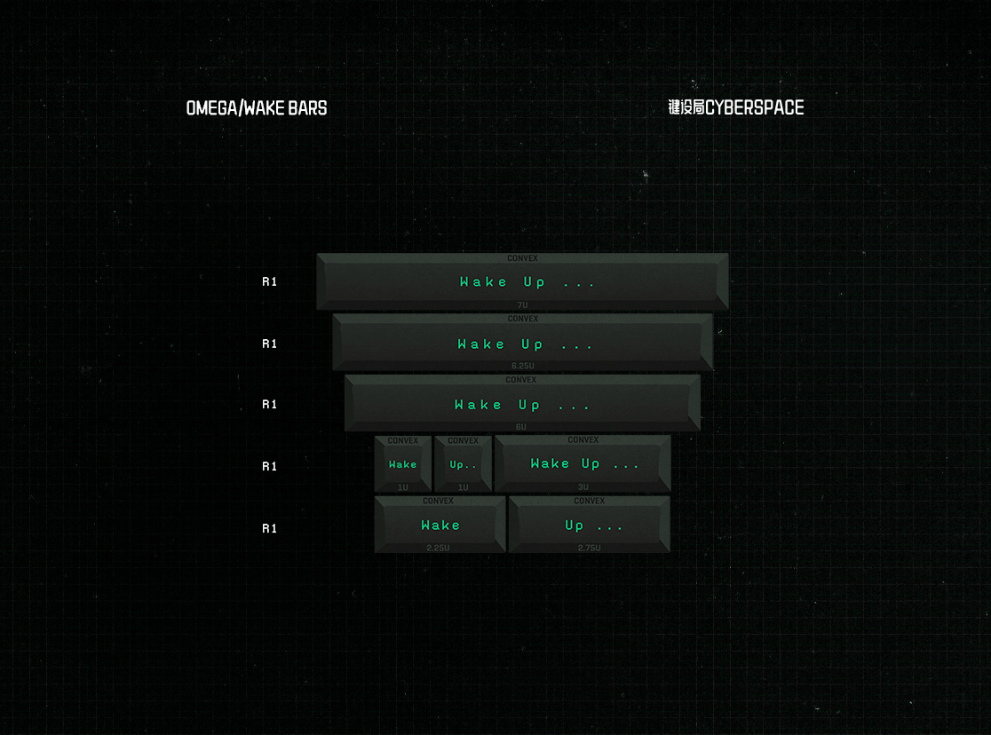 KAT Cyberspace Keycaps