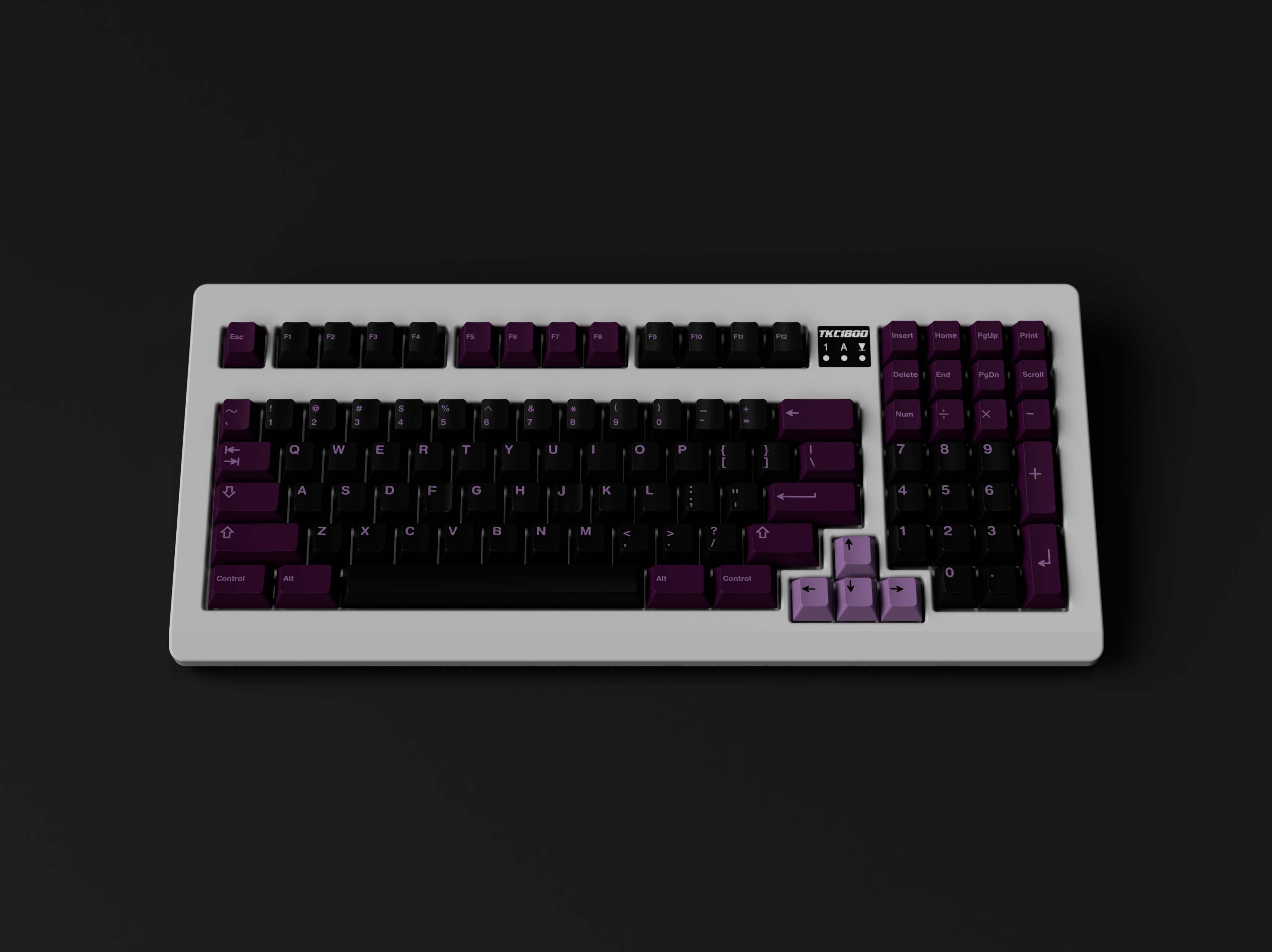 GMK CYL Black Lotus Keycaps