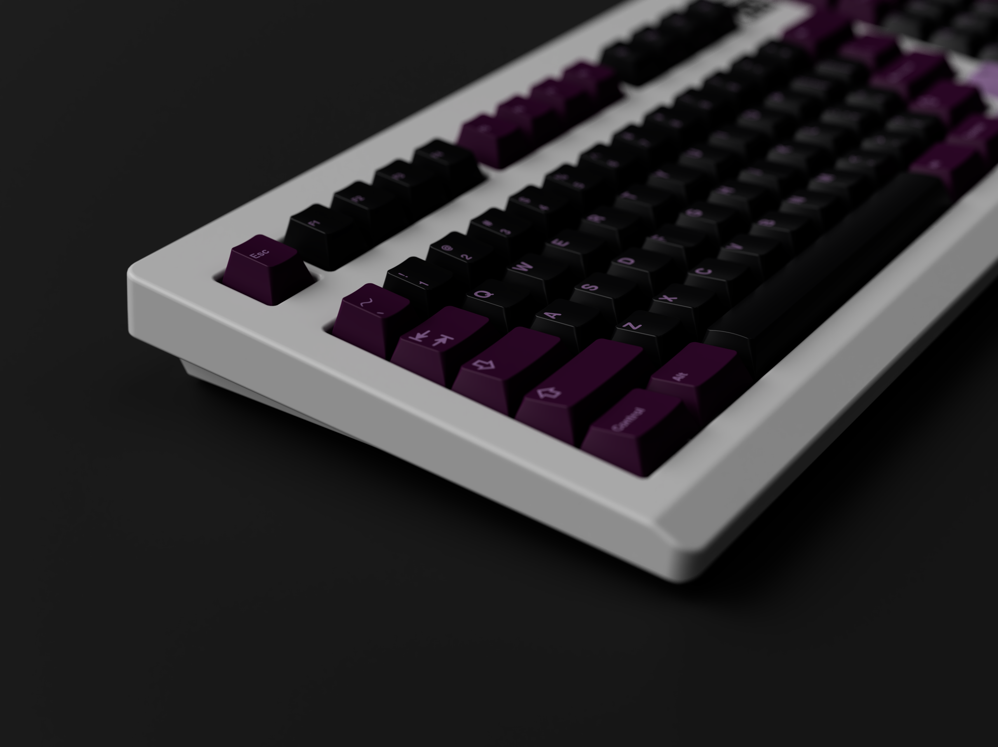 GMK CYL Black Lotus Keycaps