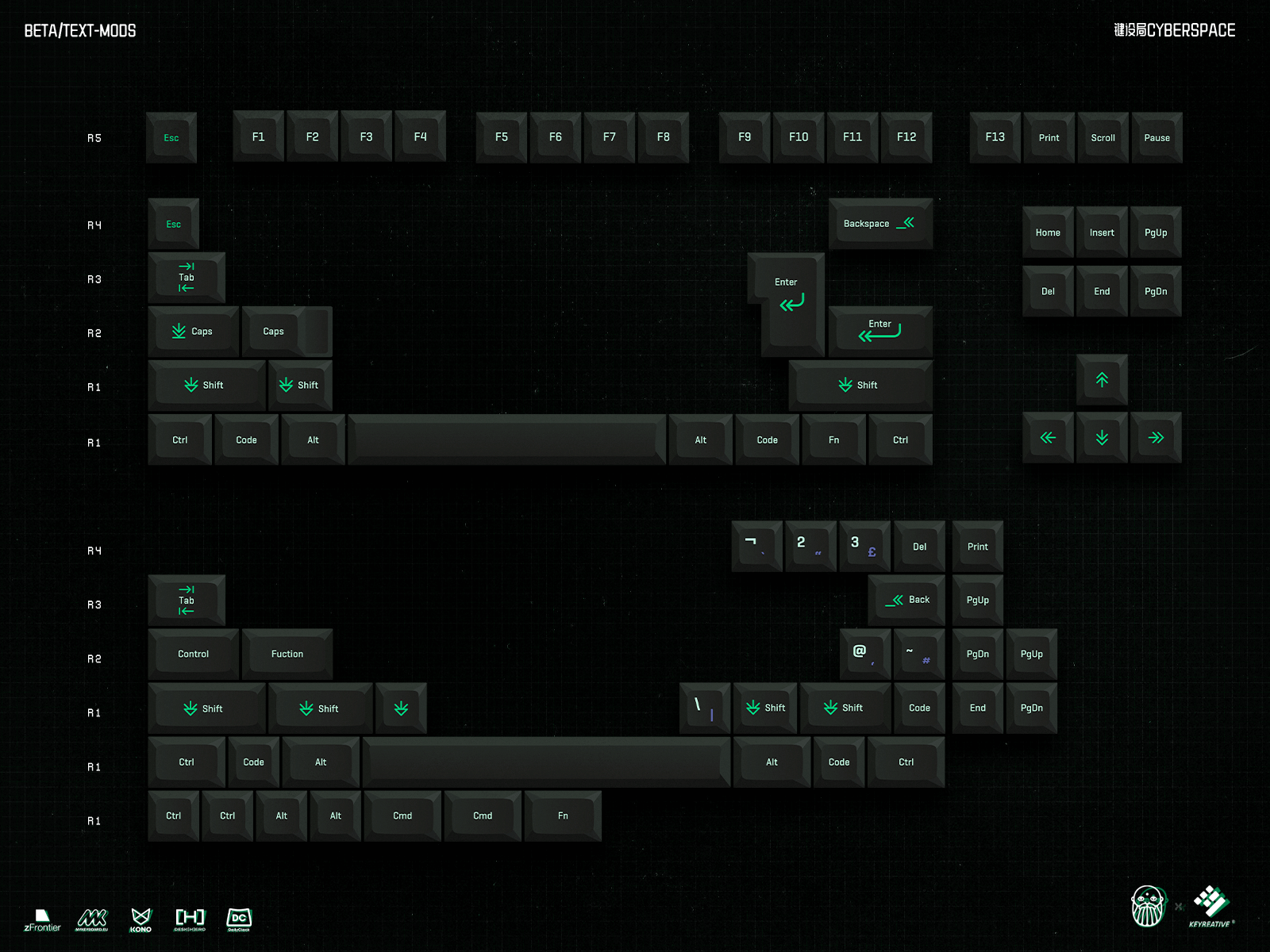 KAT Cyberspace Keycaps