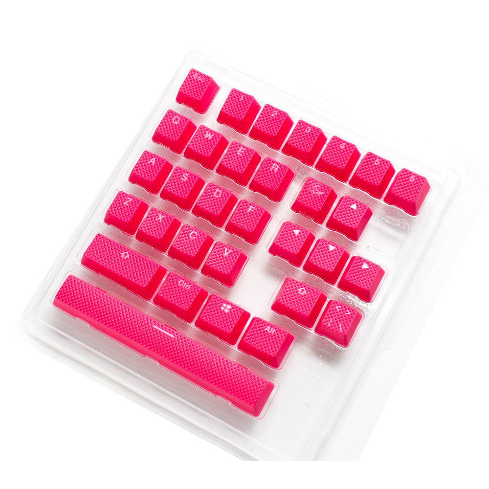 Ducky Rubber Gaming Keycap set - Red - 31pcs