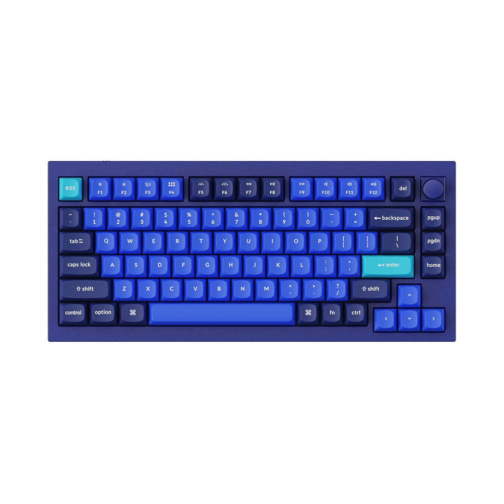 Keychron Q1 V2 QMK US配列 ネイビーブルー 茶軸 Keychron Q1 HotSwap V2 Blue - Fully assembled