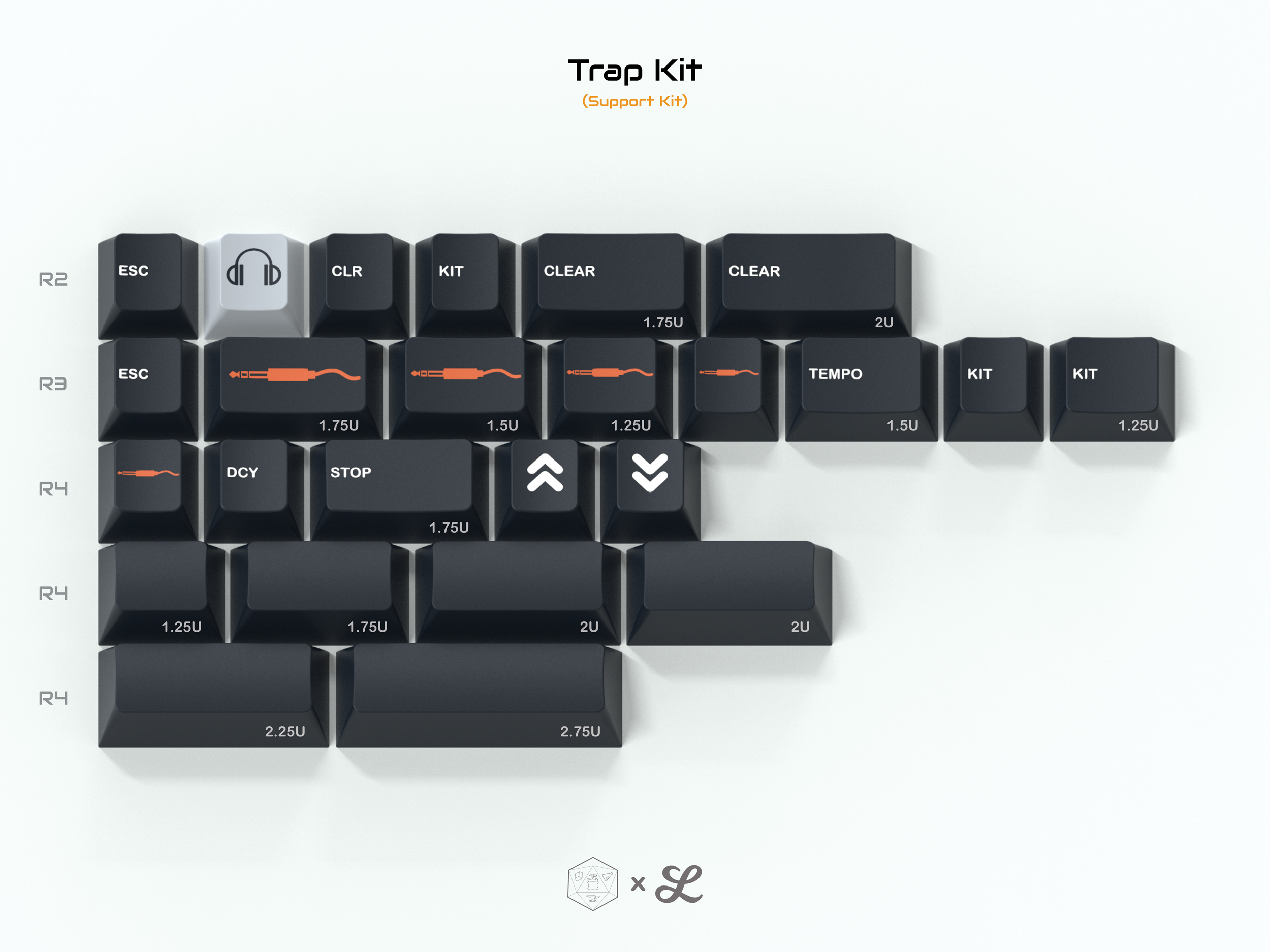 Infinikey 808-Boom Keycaps