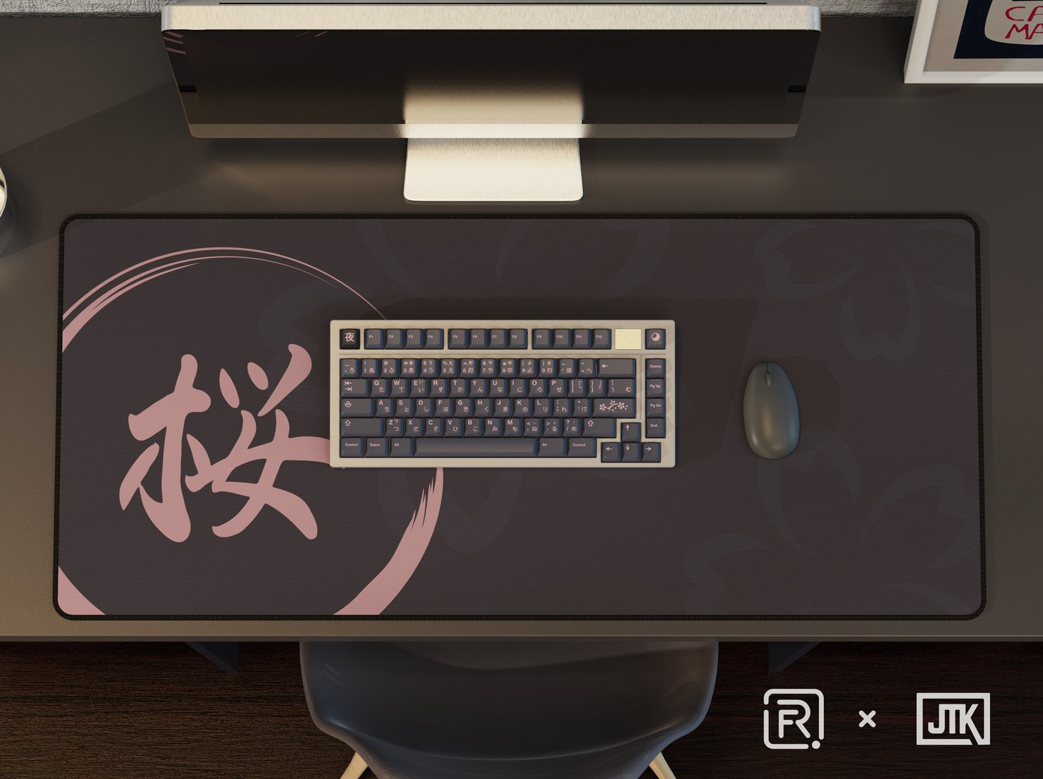 JTK Night Sakura Deskmat