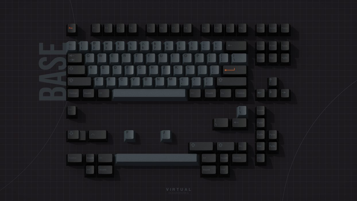 GMK Stealth Keycaps