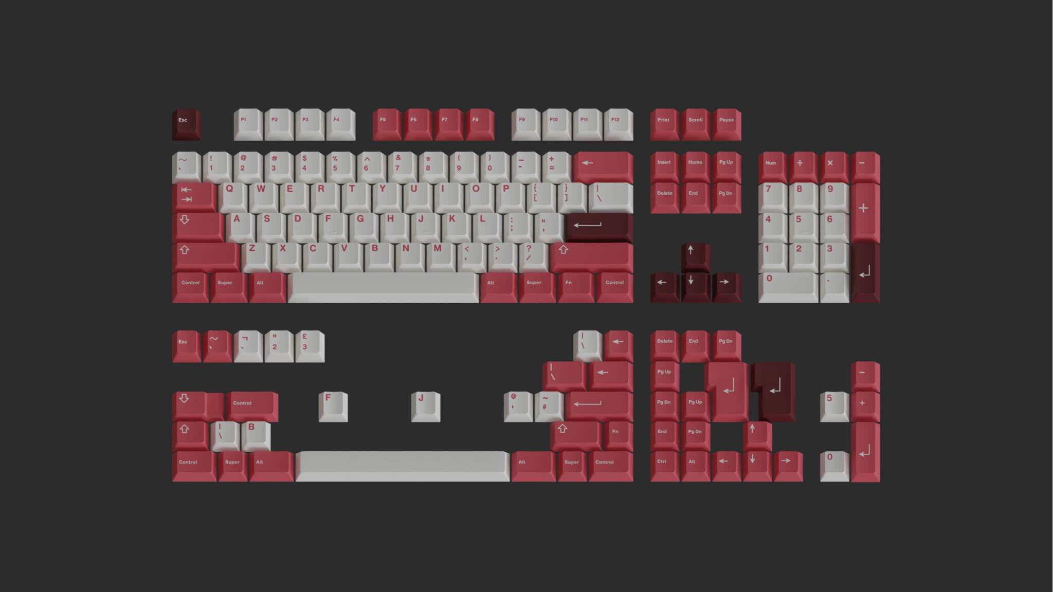 GMK CYL Lychee Keycaps