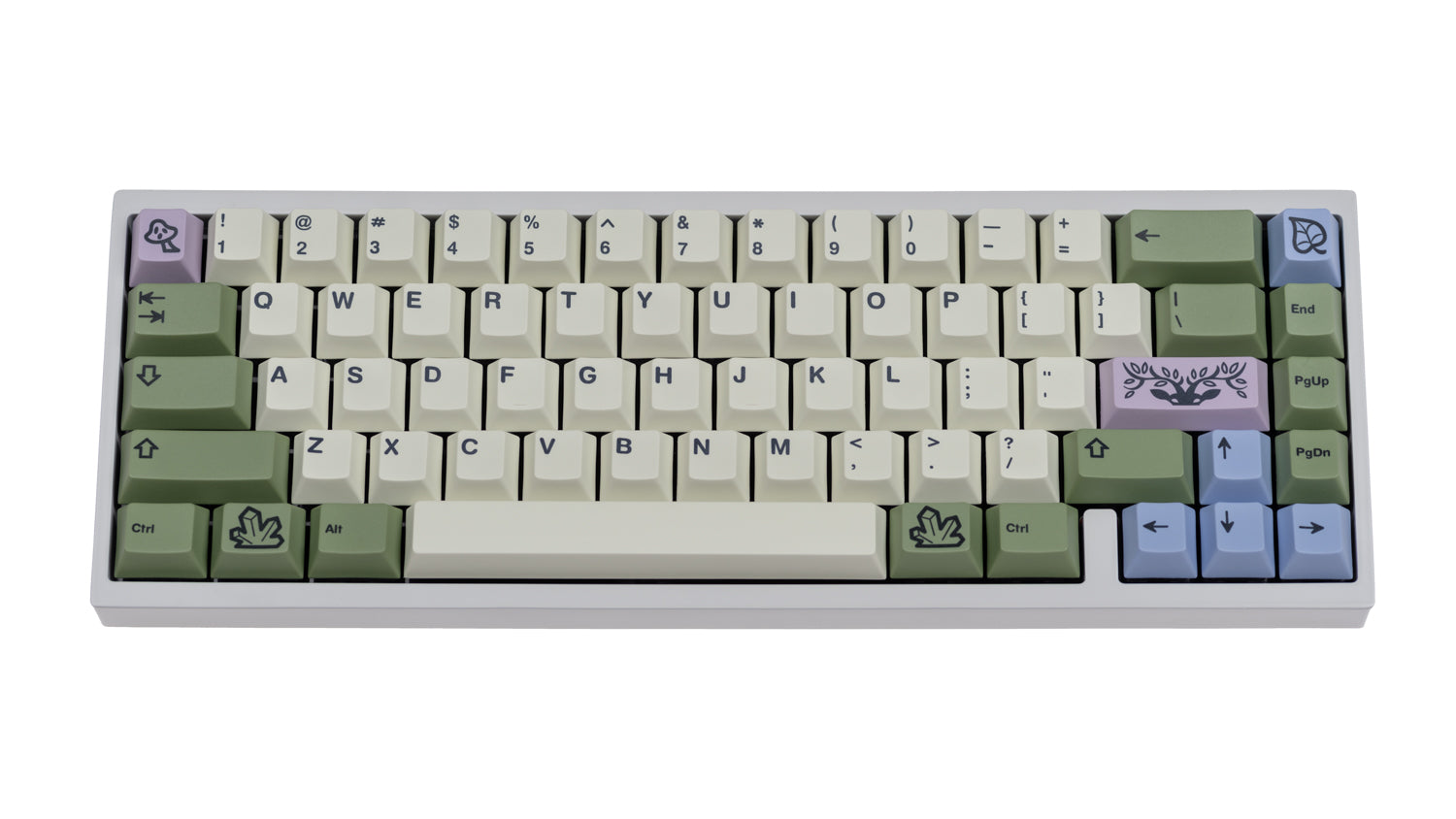 NicePBT Enchanted Forest Keycaps