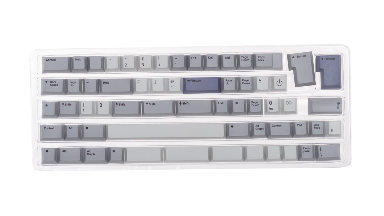 NicePBT Type 6 Keycaps