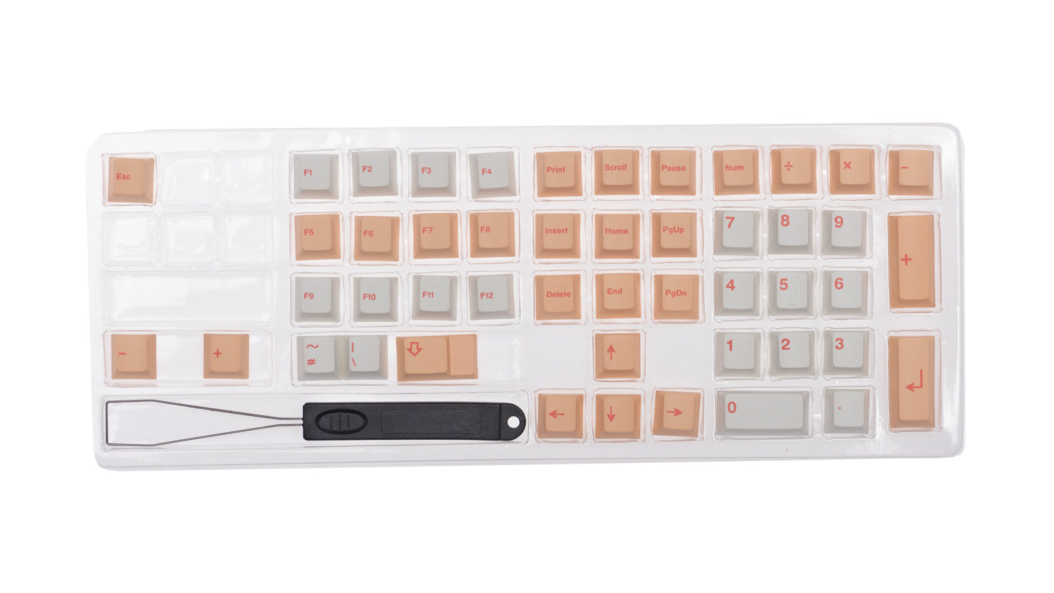 NicePBT Peaches n Cream Lite Keycaps