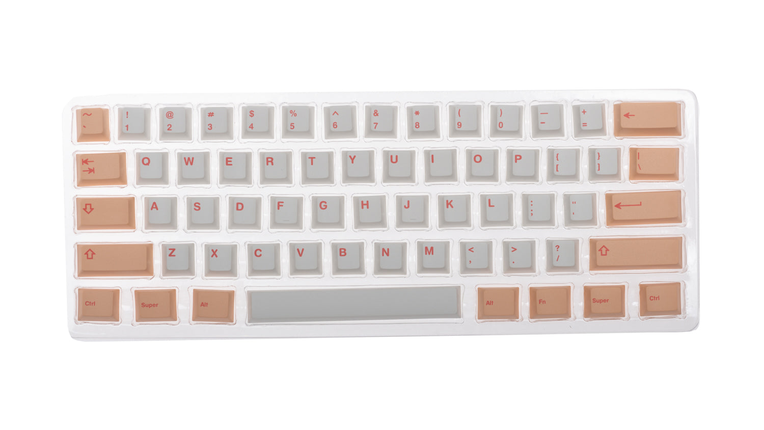 NicePBT Peaches n Cream Lite Keycaps