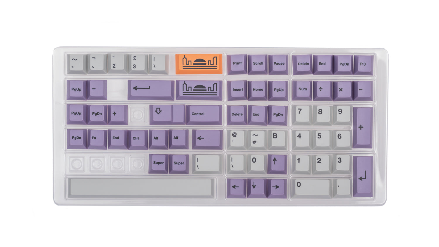 NicePBT City Sunset Keycaps